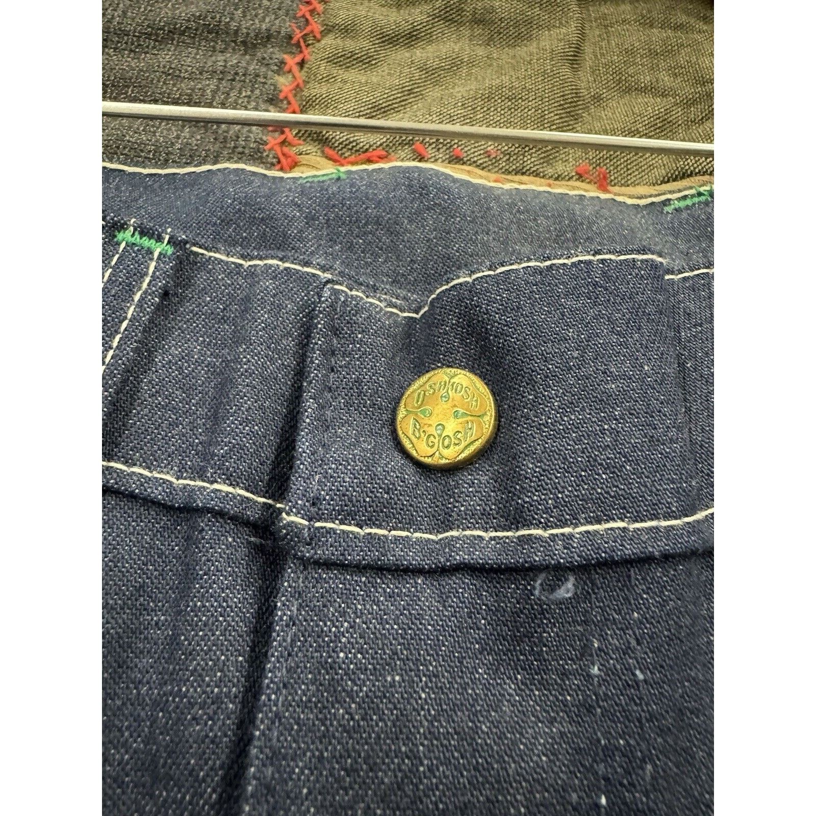 Oshkosh Deadstockn70s Oshkosh B’Gosh Sanforized Denim Mens W30 X L34 Size US 30 / EU 46 - 11 Thumbnail