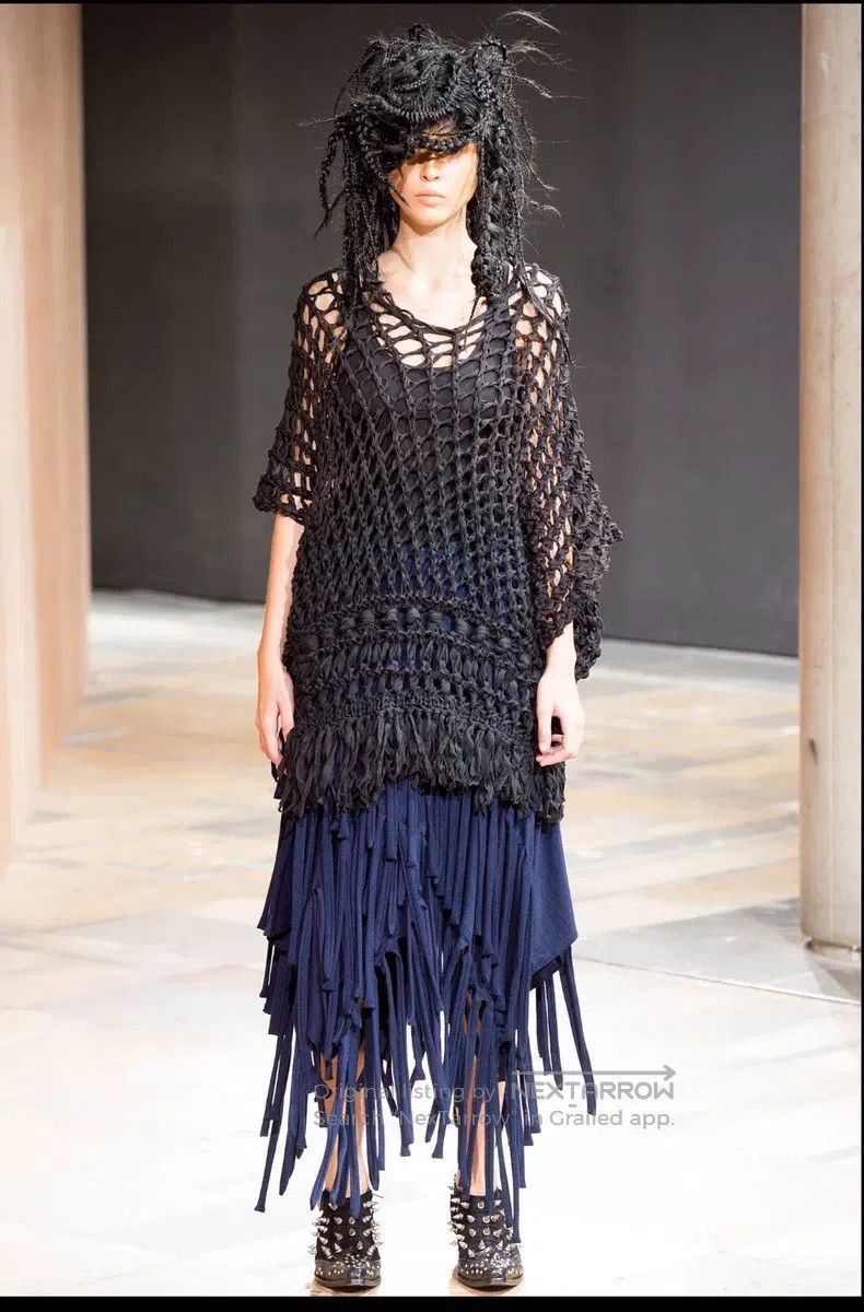 Junya Watanabe Junya Watanabe Knit fringed top Size S / US 4 / IT 40 - 6 Thumbnail