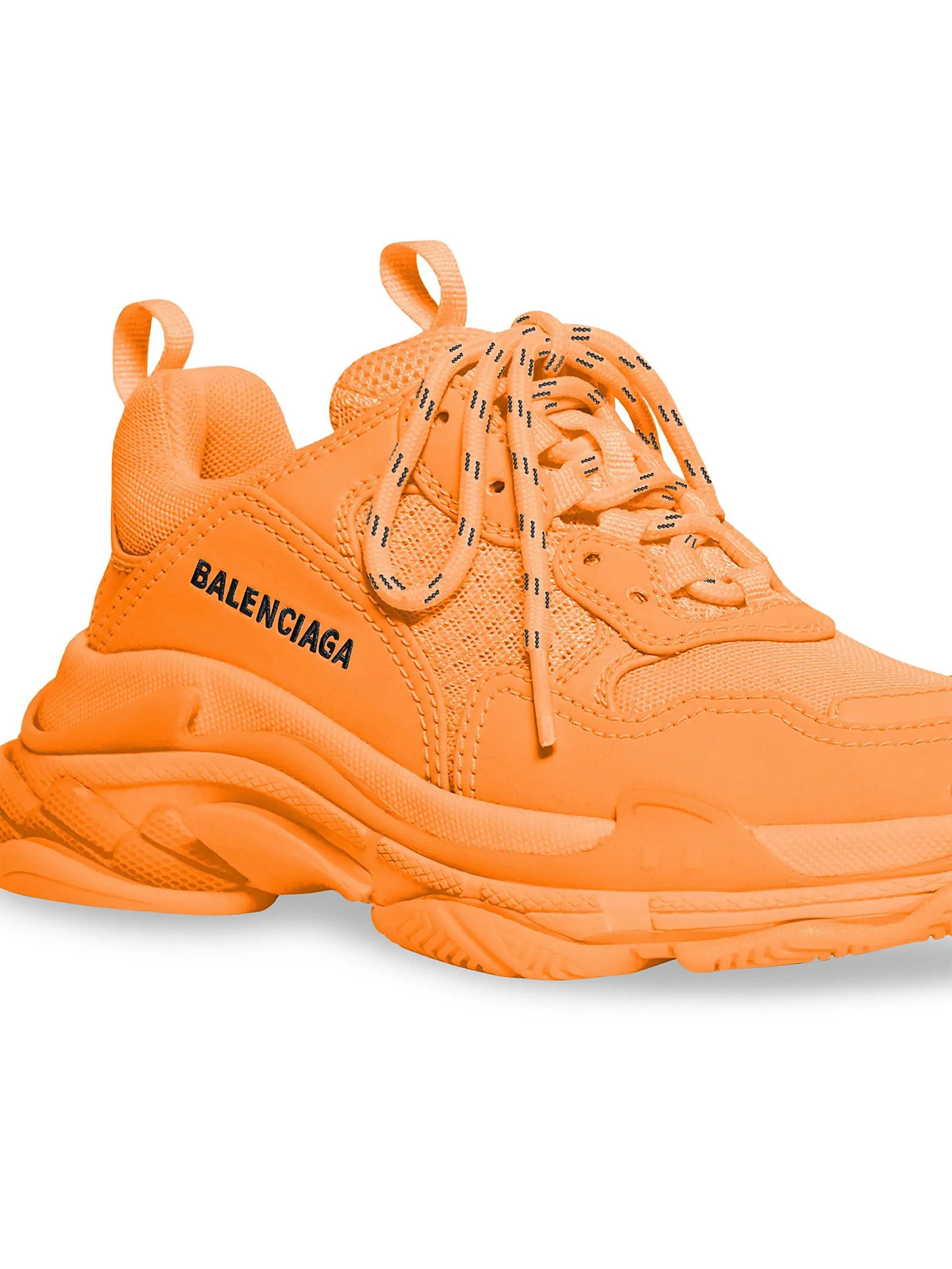 Balenciaga o1la1rc1a0625 Size: KIDS 26 / Triple S Sneakers Fluo Orange Size US 5 / EU 37 - 9 Thumbnail