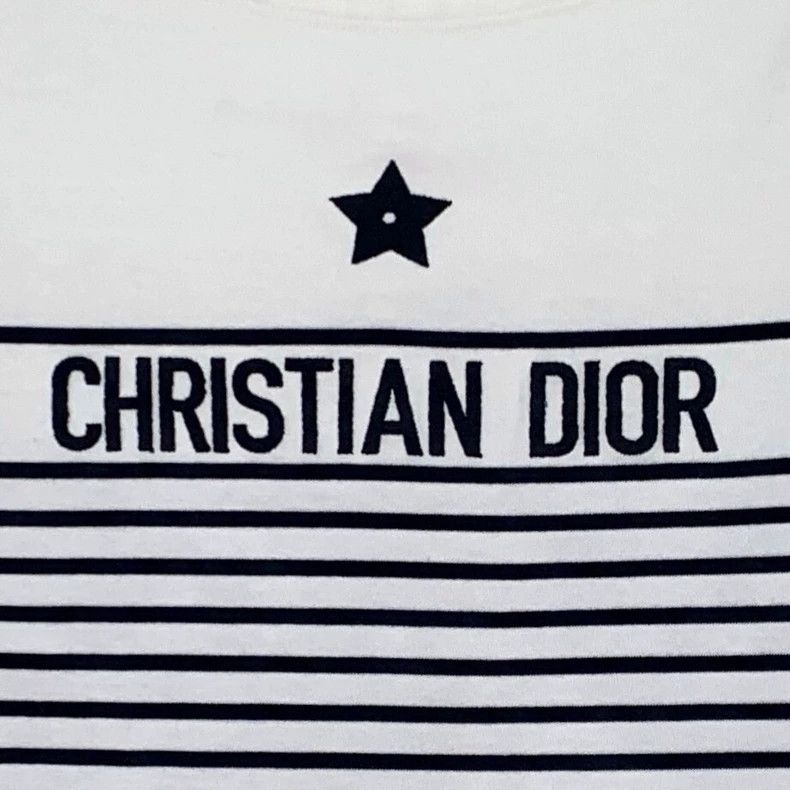 Dior Dior Color-blocked striped letter embroidery cotton short- Size XS / US 0-2 / IT 36-38 - 4 Thumbnail