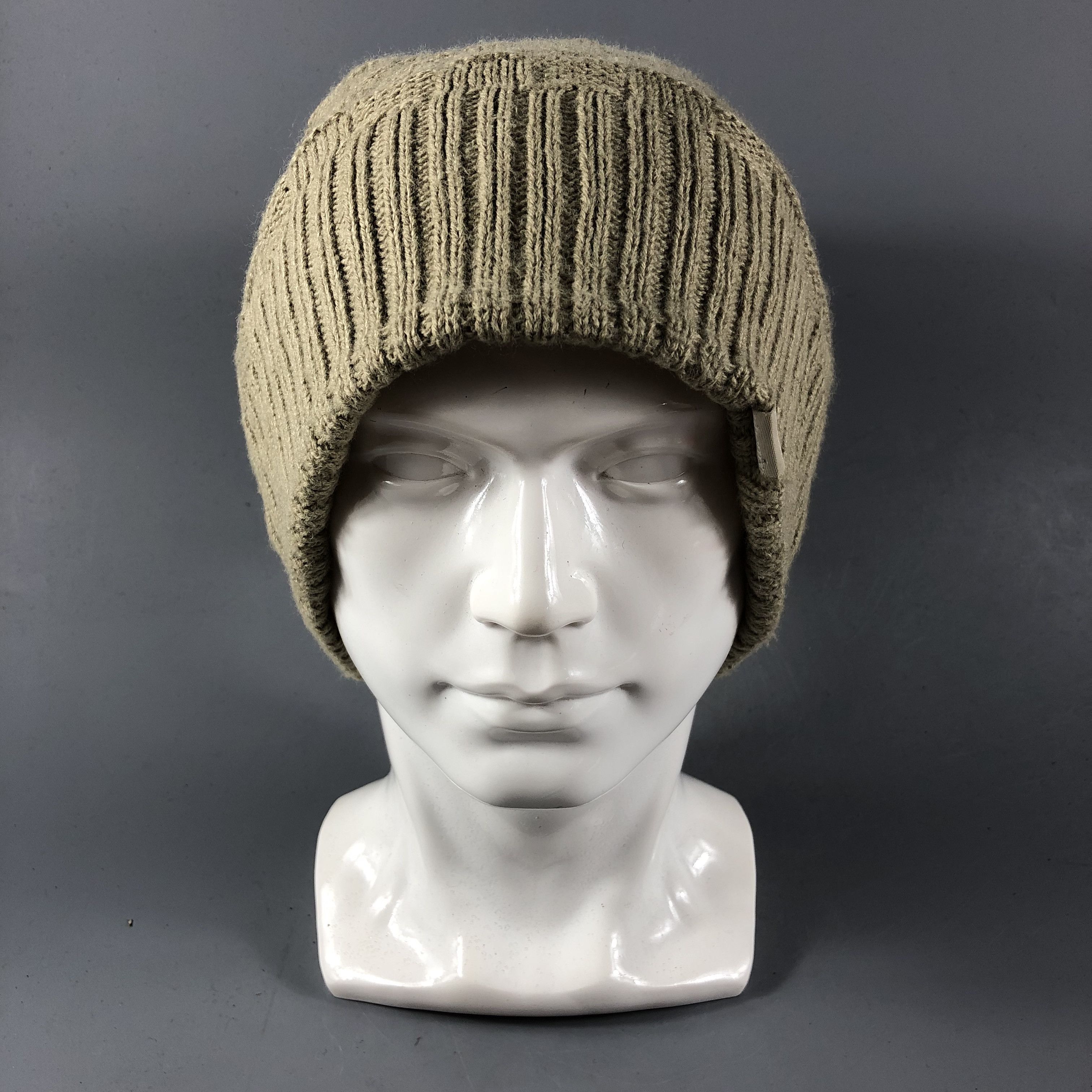 Phenix Phenix Japan Textured Knit Beanie Fleece Lined Brown B590 Size ONE SIZE - 2 Thumbnail