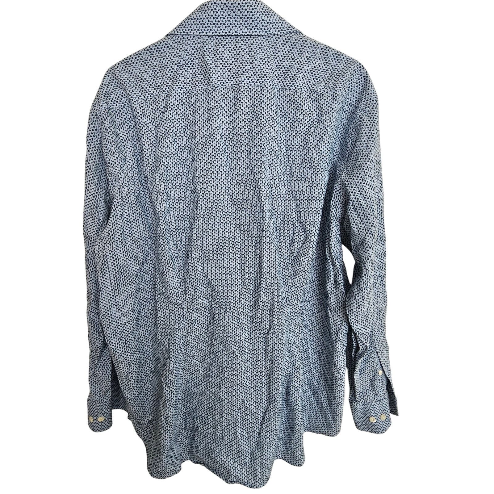 Bonobos Bonobos Dress Shirt Blue Floral Print Long Sleeve 35 Size US S / EU 44-46 / 1 - 8 Thumbnail