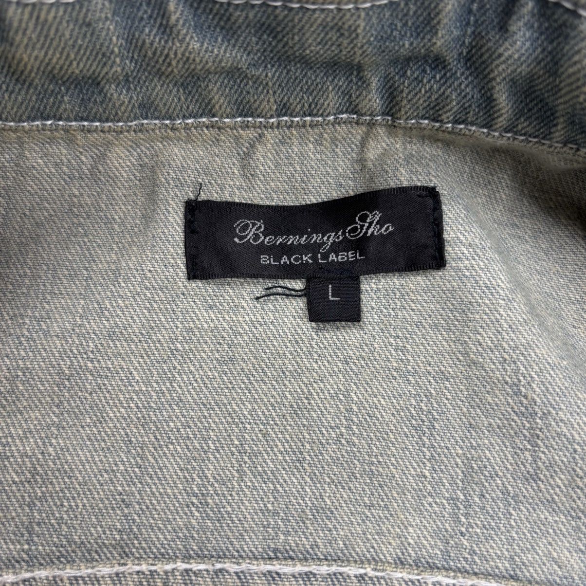 BUFFALO BOBS 2000s Berning Sho - Mud Wash Crash Denim Jacket Size US M / EU 48-50 / 2 - 10 Thumbnail