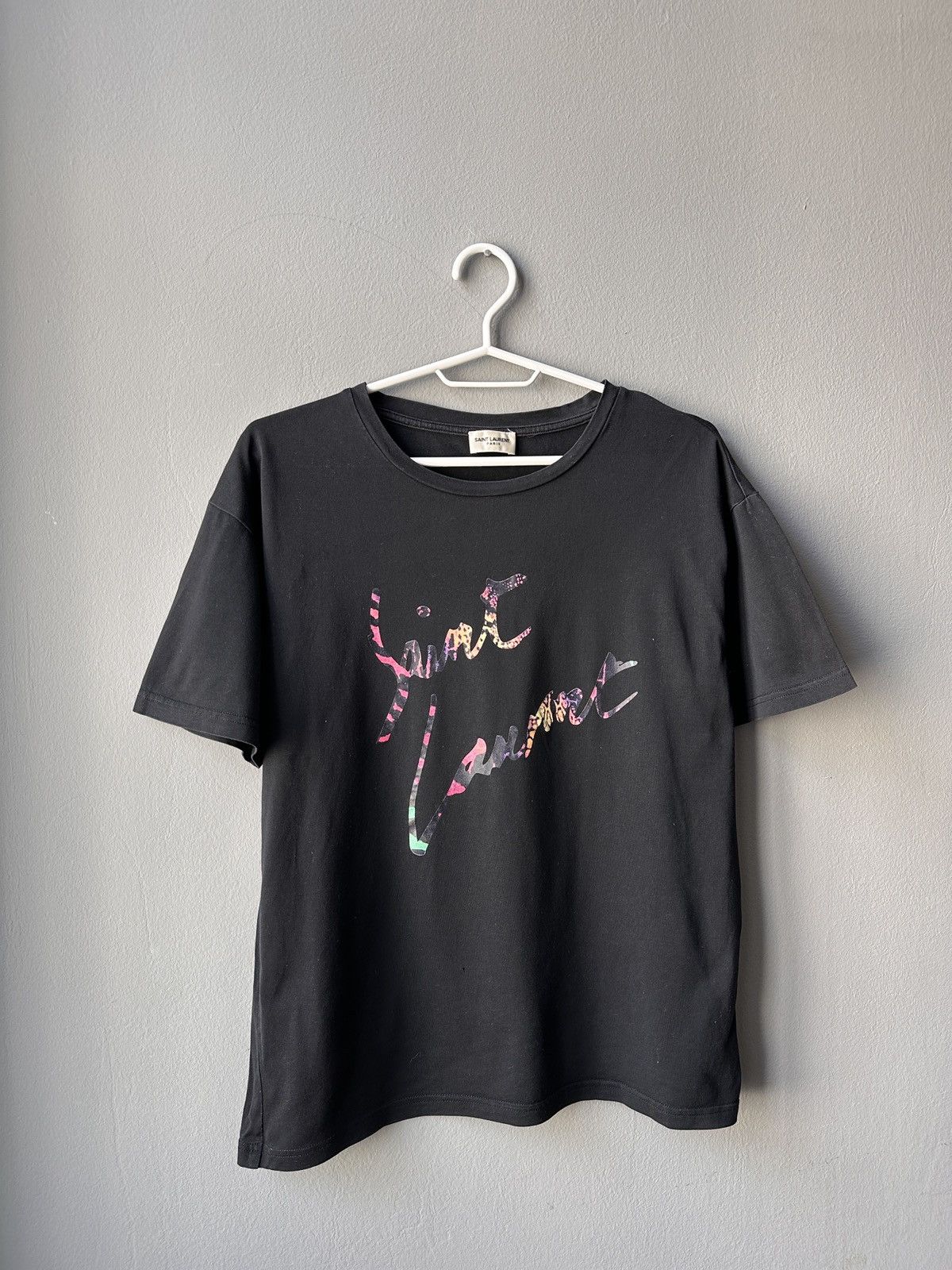 Saint Laurent Paris Saint Laurent Paris T shirt Oversized Fit Small authentic Size US S / EU 44-46 / 1 - 2 Thumbnail