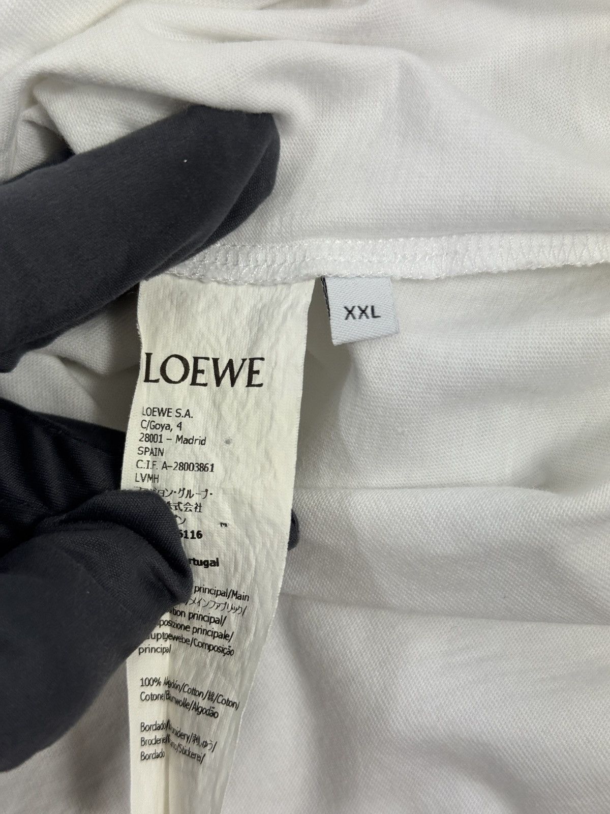 Loewe LOGO EMBROIDERED T-SHIRT Size US XXL / EU 58 / 5 - 6 Thumbnail