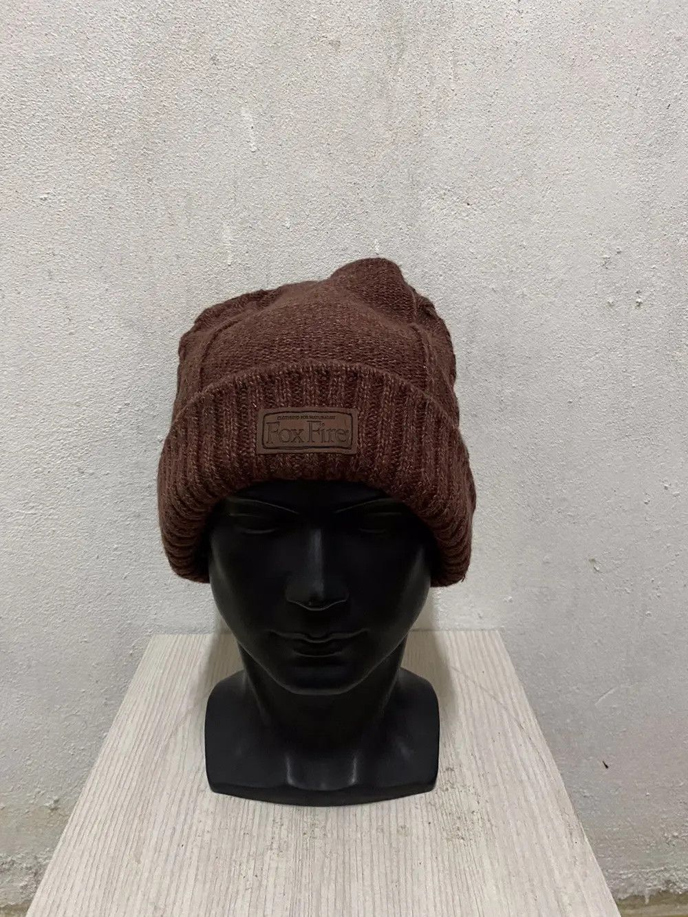 Japanese Brand × Vintage Japanese Brand Fox Fire Knit Beanie Hat Size ONE SIZE - 2 Thumbnail