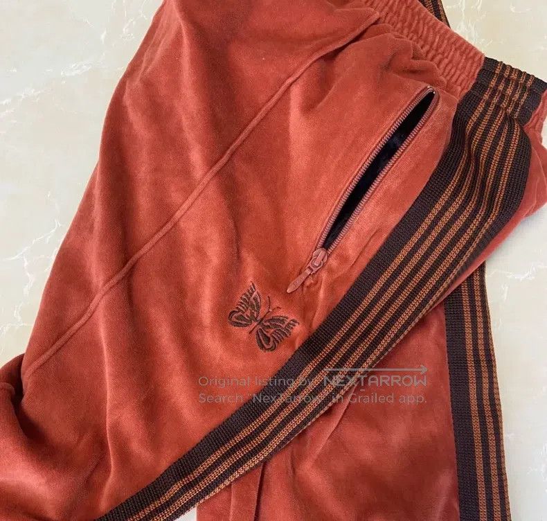 Needles Needles size XL Velvet Orange Pants Size US 38 / EU 54 - 3 Thumbnail