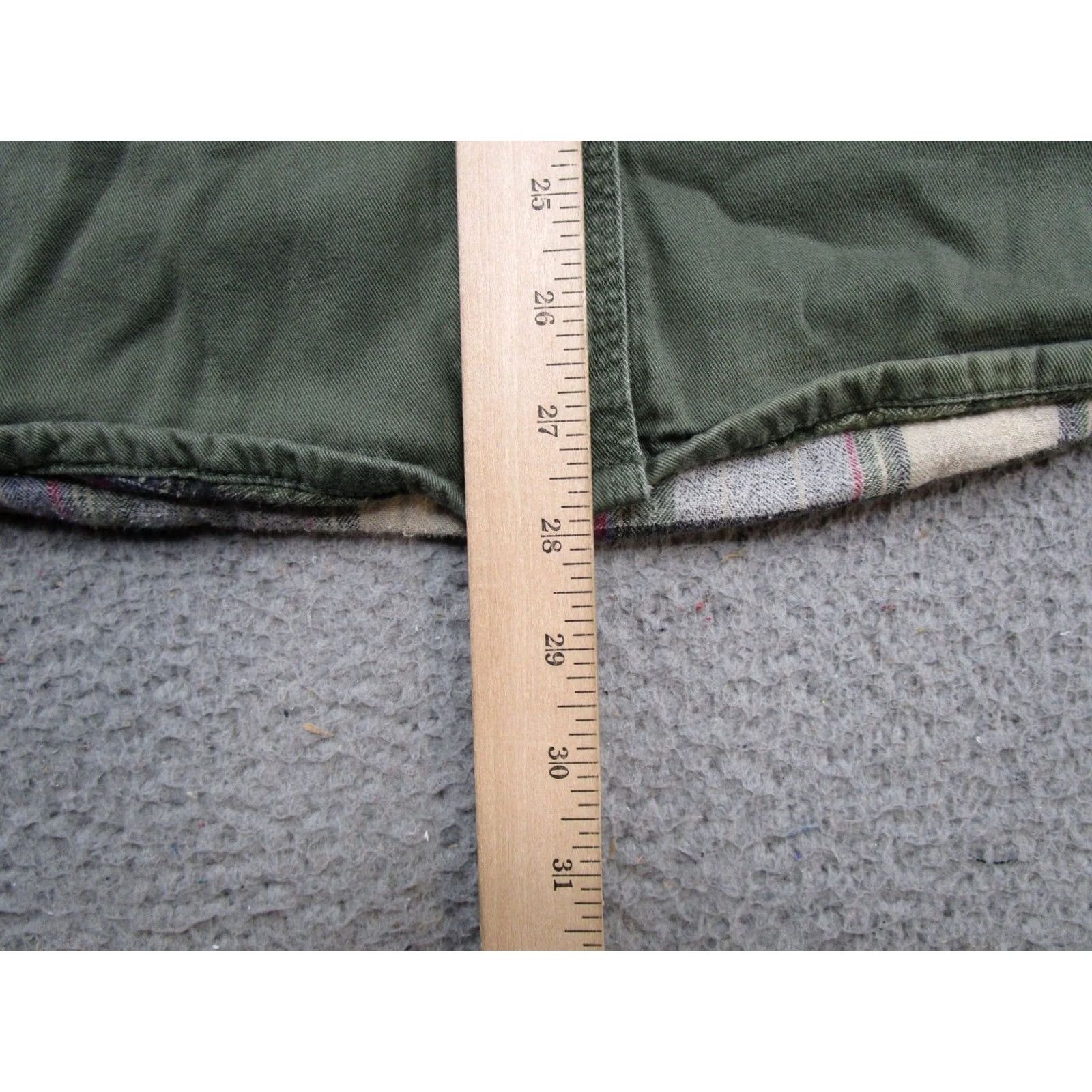 Vintage VTG Cabela's Plaid Lined Button-Up Shirt Jacket Shacket Women's M Green Casual Shirt Mens? Size M / US 6-8 / IT 42-44 - 6 Thumbnail