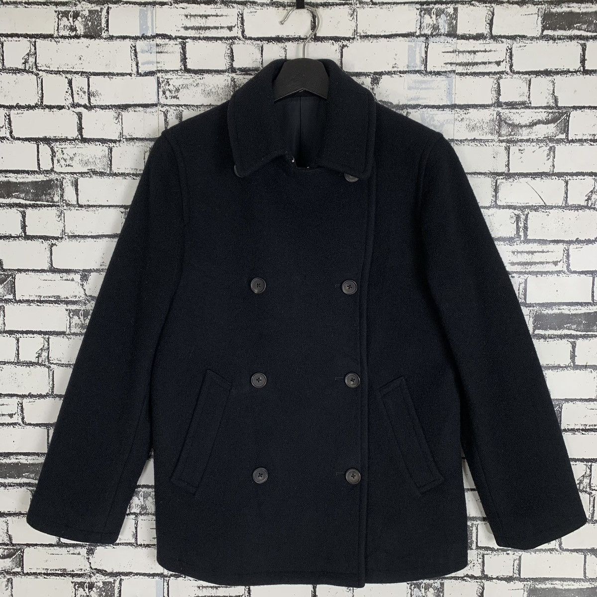 Margaret Howell Navy Peacoat Size XXS / US 00 / IT 34 - 1 Thumbnail
