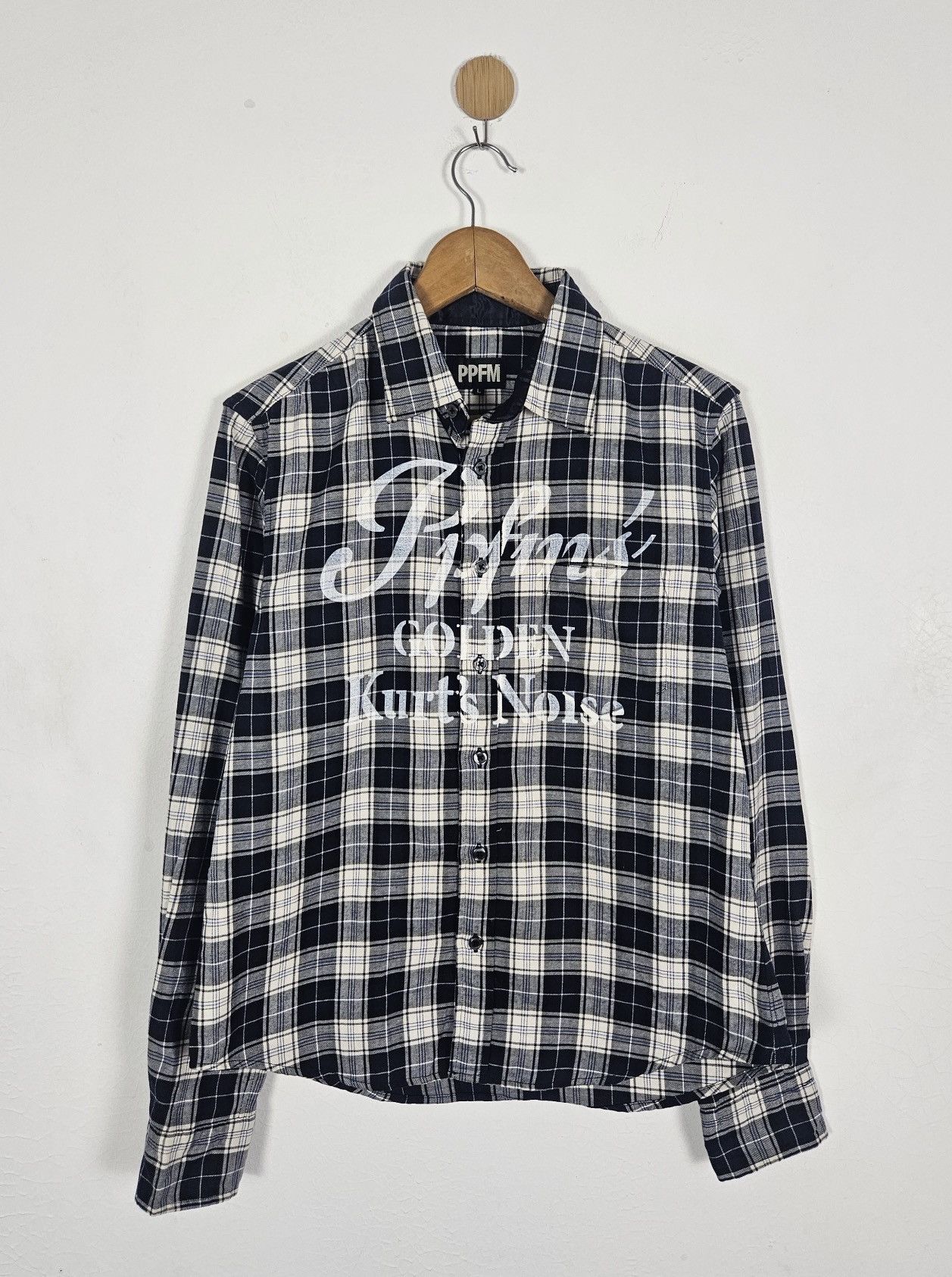 PPFM PPFM Golden Kurt noise checkered shirt Size US L / EU 52-54 / 3 - 1 Thumbnail