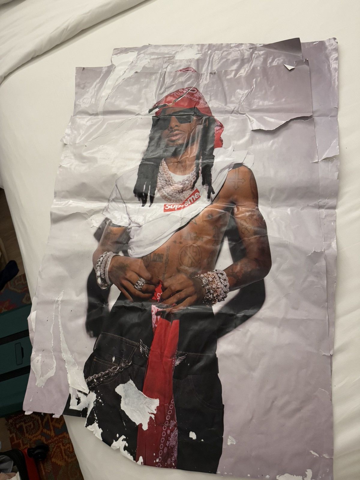Supreme 4 Playboi Carti Posters Size ONE SIZE - 5 Thumbnail