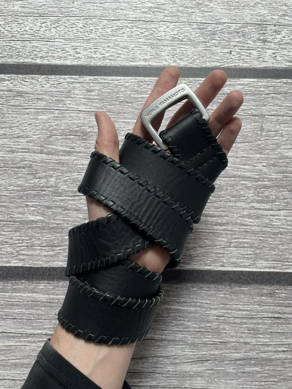 Y's Yohji Yamamoto ブラックマフラー　ARCHIVE オールド 5％OFF】 Y´s Yohji Yamamoto ブラックマフラー ARCHIVE