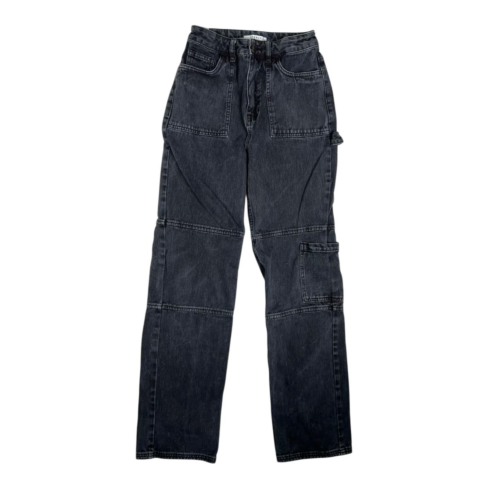 Pacsun PacSun 90s BF Carpenter Jeans Womens 26 Gray Boyfriend Relax Size 26" / US 2 / IT 38 - 1 Thumbnail