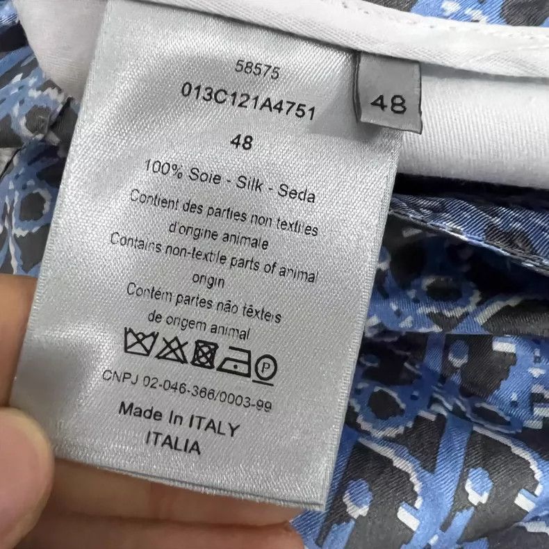 Dior Dior Blue full-printed old flower shorts 2504-Nextarrow Size US 32 / EU 48 - 7 Thumbnail