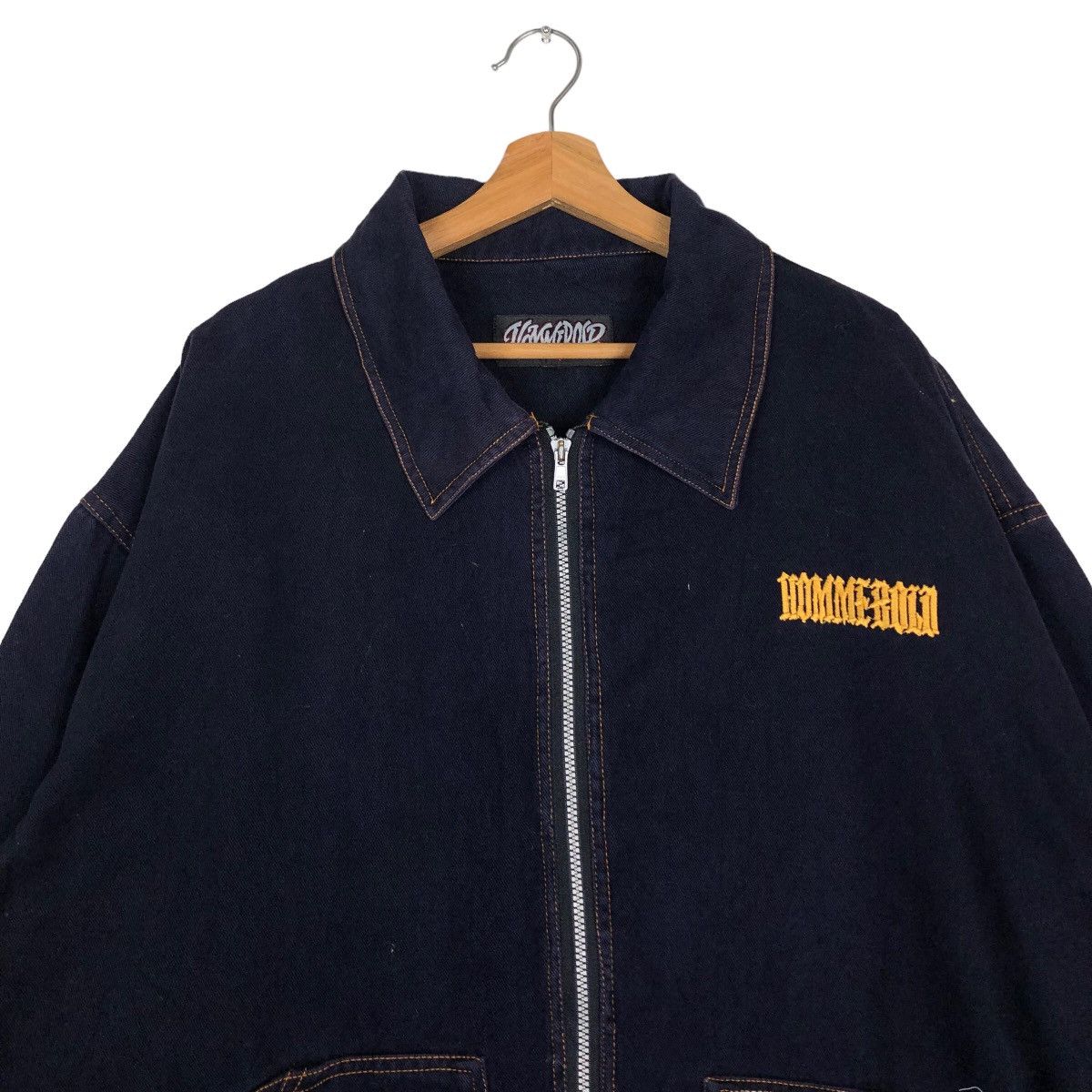 Hysteric Glamour 🔥Oversized Jacket Chore Homme Bold Japan Big Logo Size US L / EU 52-54 / 3 - 3 Thumbnail