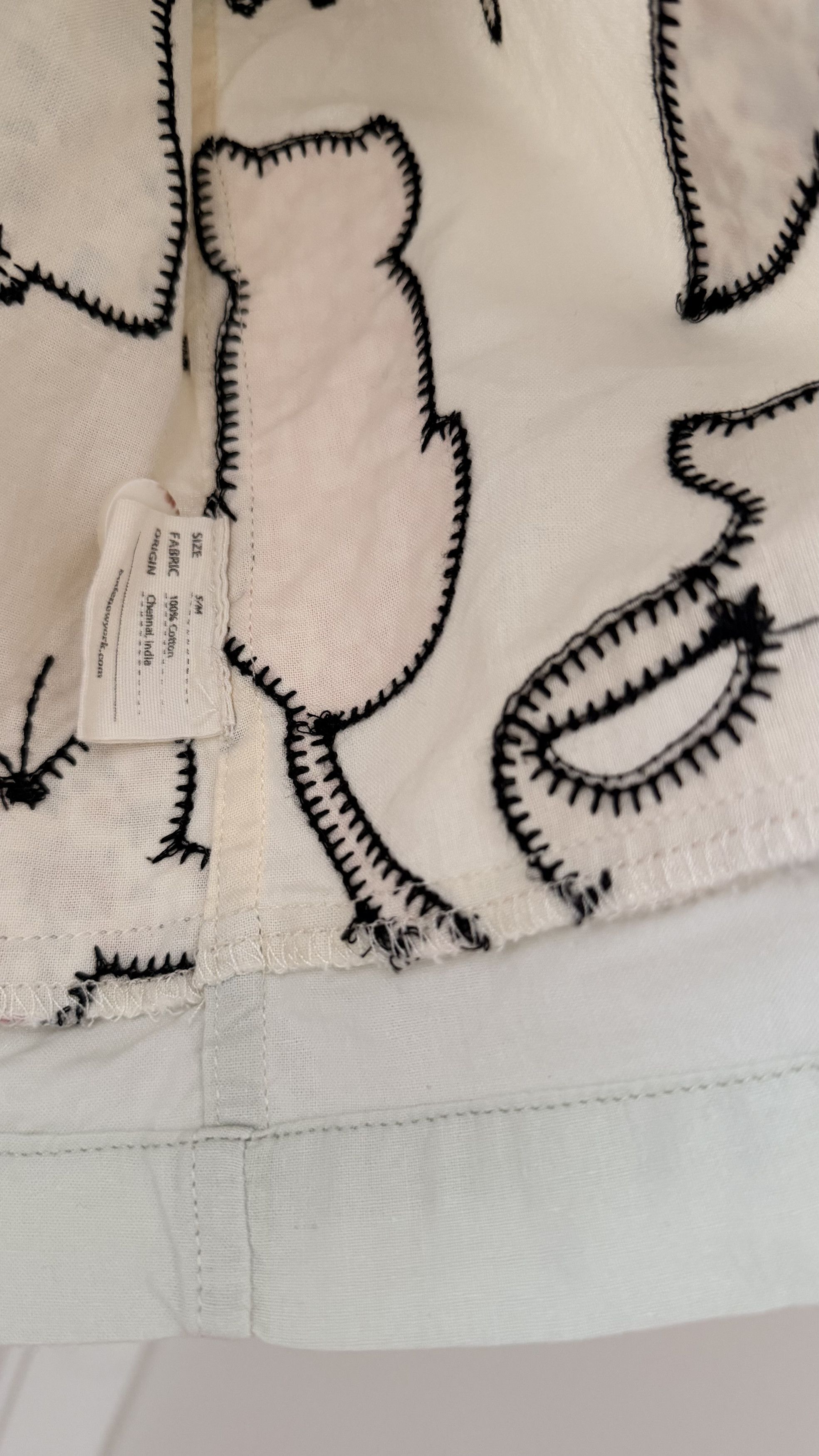 Bode Bode Hand Appliqué Camp Collar Shirt – Folk Art Patchwork Size US S / EU 44-46 / 1 - 8 Thumbnail