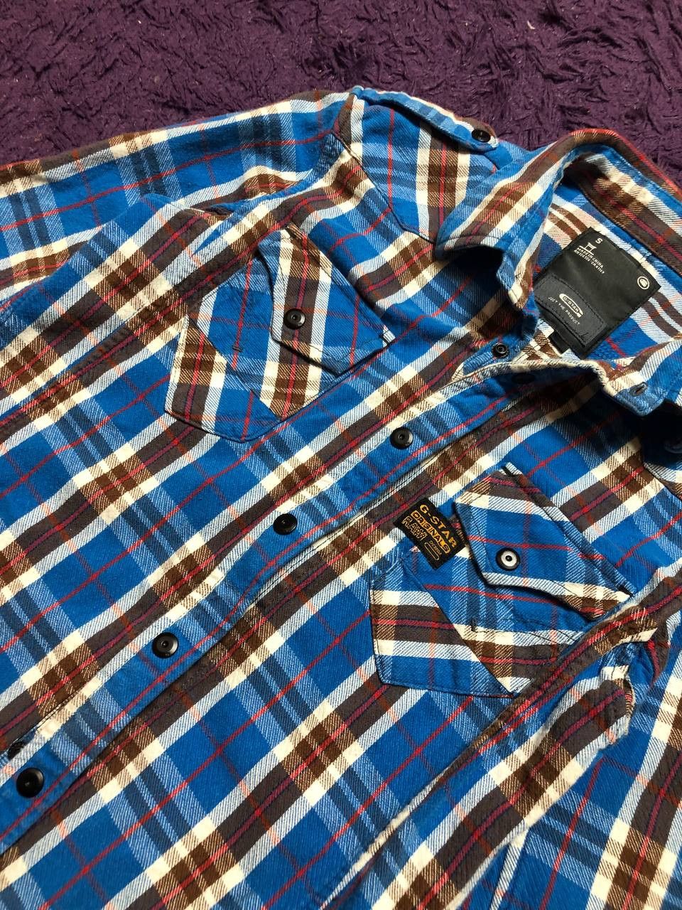 G-Star Print Shirt Logo G-Star Raw Y2K Avant-Garde VINTAGE Size US S / EU 44-46 / 1 - 4 Thumbnail