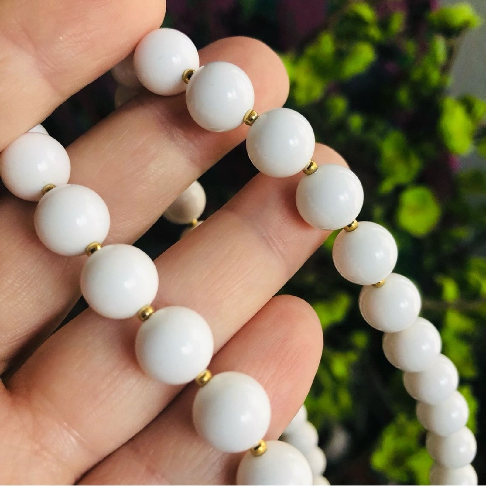 Vintage Vintage 80s classic round plastic bead necklace Size ONE SIZE - 8 Thumbnail
