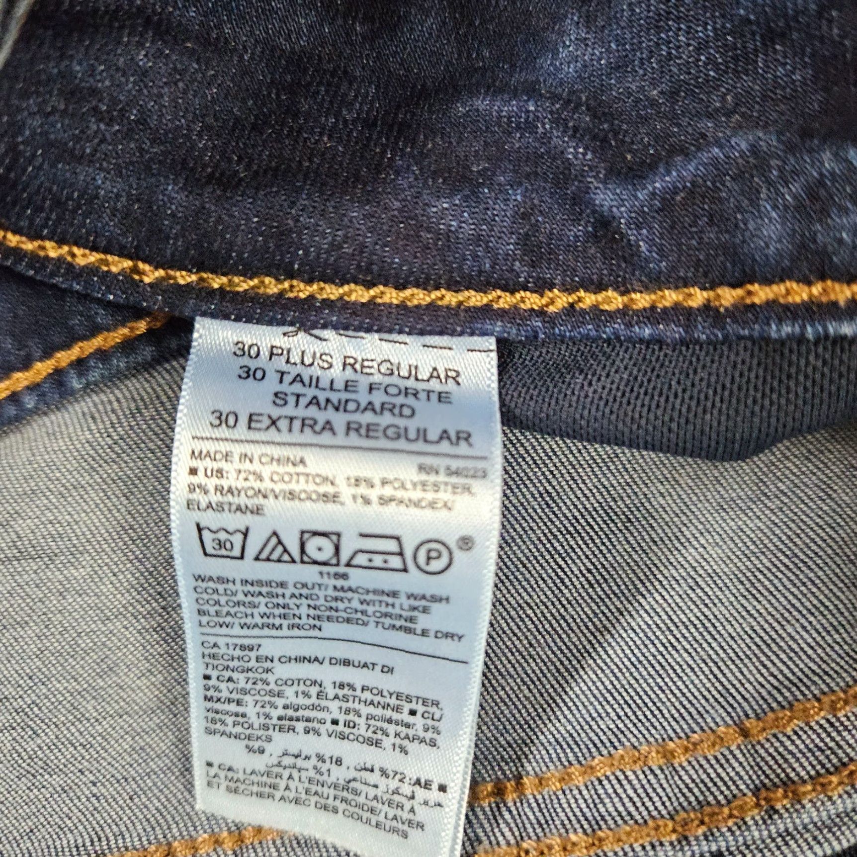 Old Navy VINTAGE Old Navy Skinny Jeans Womens 30 Blue High Rise Rockstars Size 30" / US 8 / IT 44 - 6 Thumbnail