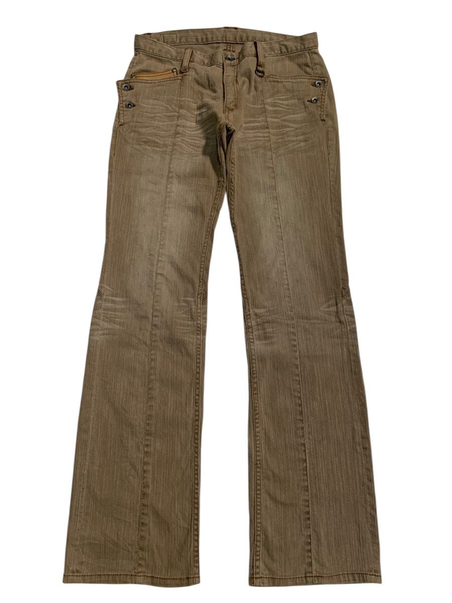 FLARE NICOLE CLUR FOR MAN RUSTY JAPANESE PUNK DENIM