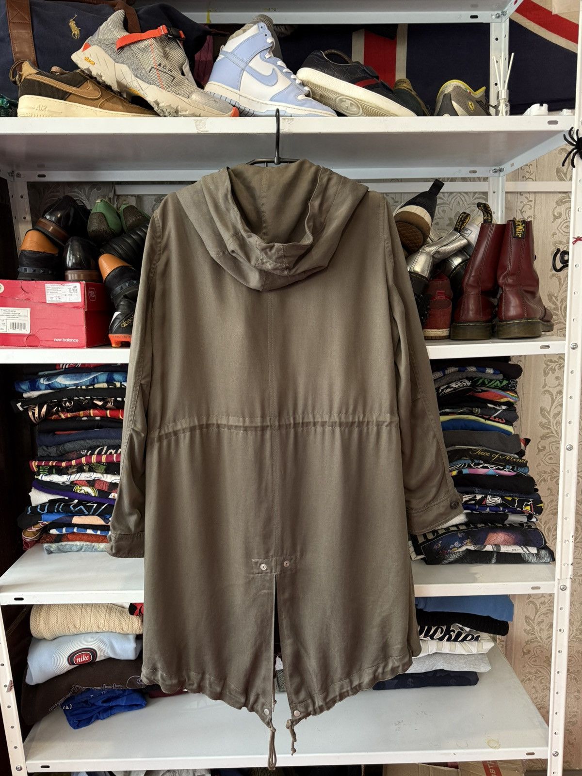 Allsaints Vintage ALLSAINTS PORTERE KHAKI PARKA COAT Japanese Y2K Size L / US 10 / IT 46 - 25 Thumbnail