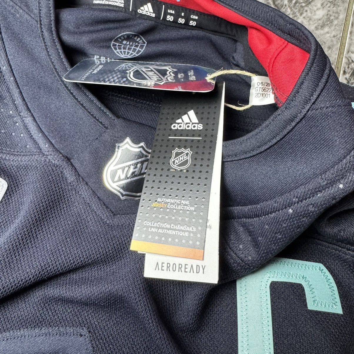 Adidas × NHL NHL Kraken Seattle Adidas Blank Home Jersey Size US M / EU 48-50 / 2 - 9 Thumbnail