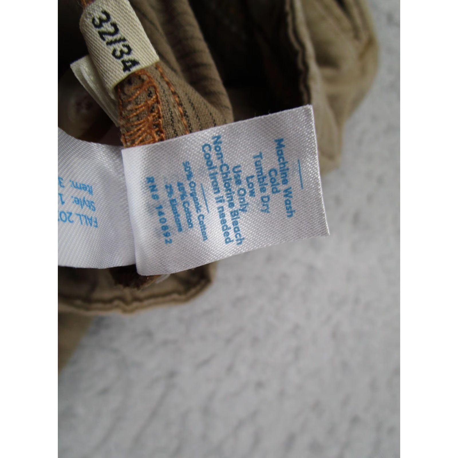 Marine Layer Marine Layer Pants Mens 32x34 Khaki Chino Stretch Twill Organic Style 15707 Size US 32 / EU 48 - 5 Thumbnail