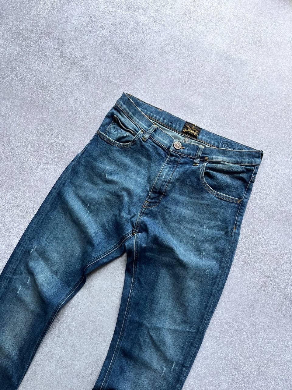 Vintage × Vivienne Westwood Vintage Vivienne Westwood Saturn Orb Logo Jeans 30 Size US 30 / EU 46 - 6 Thumbnail