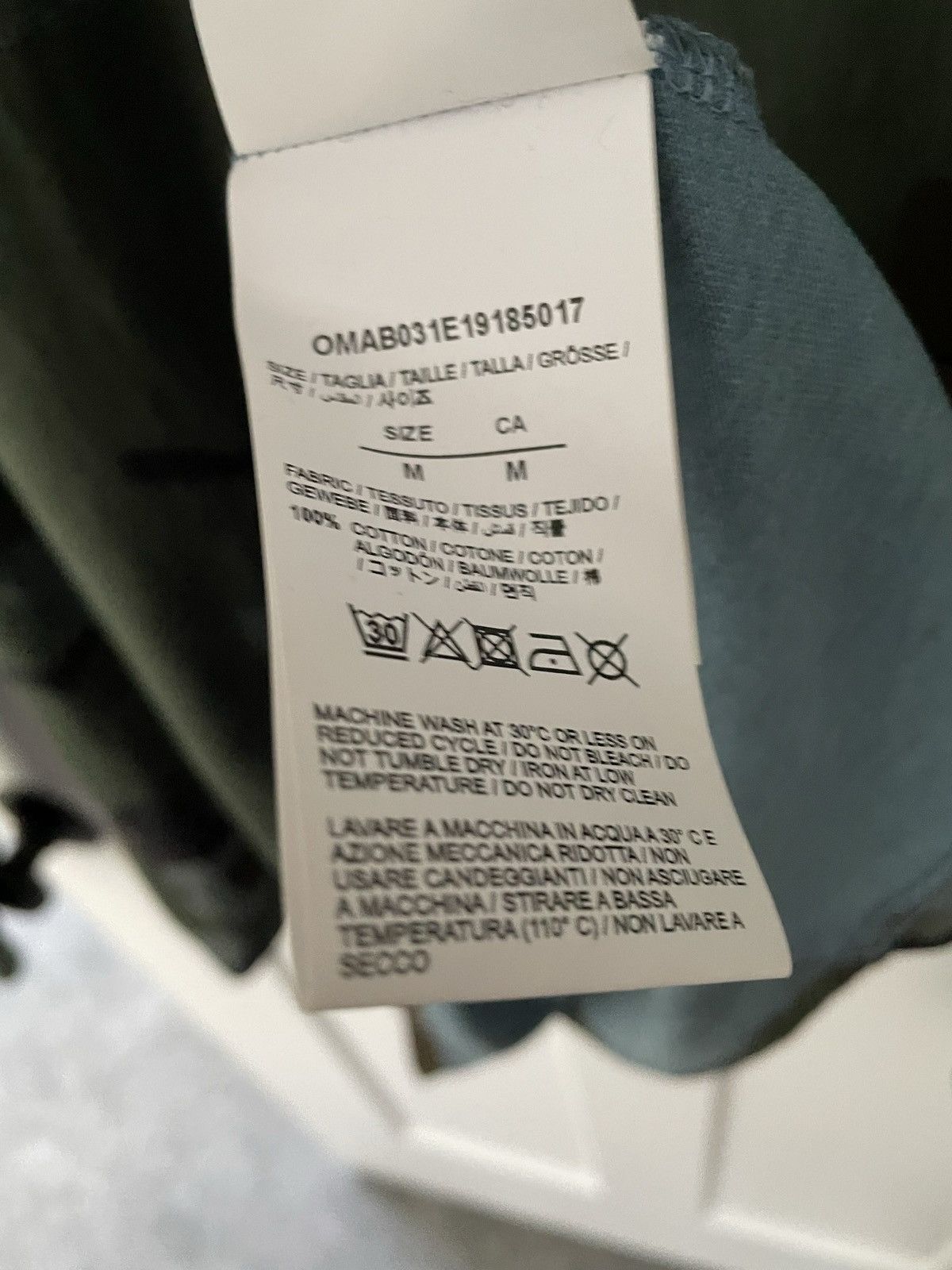 Off-White Off-White Camo Long Sleeve Shirt Half Zip size M Size US M / EU 48-50 / 2 - 5 Thumbnail
