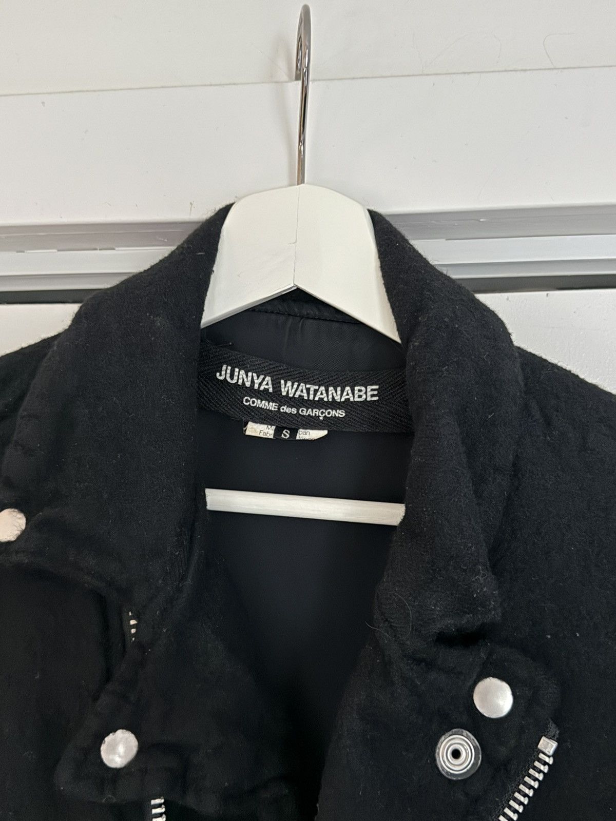 Junya Watanabe fw07 Felted Wool Shrunken Rider Jacket Size US S / EU 44-46 / 1 - 6 Thumbnail