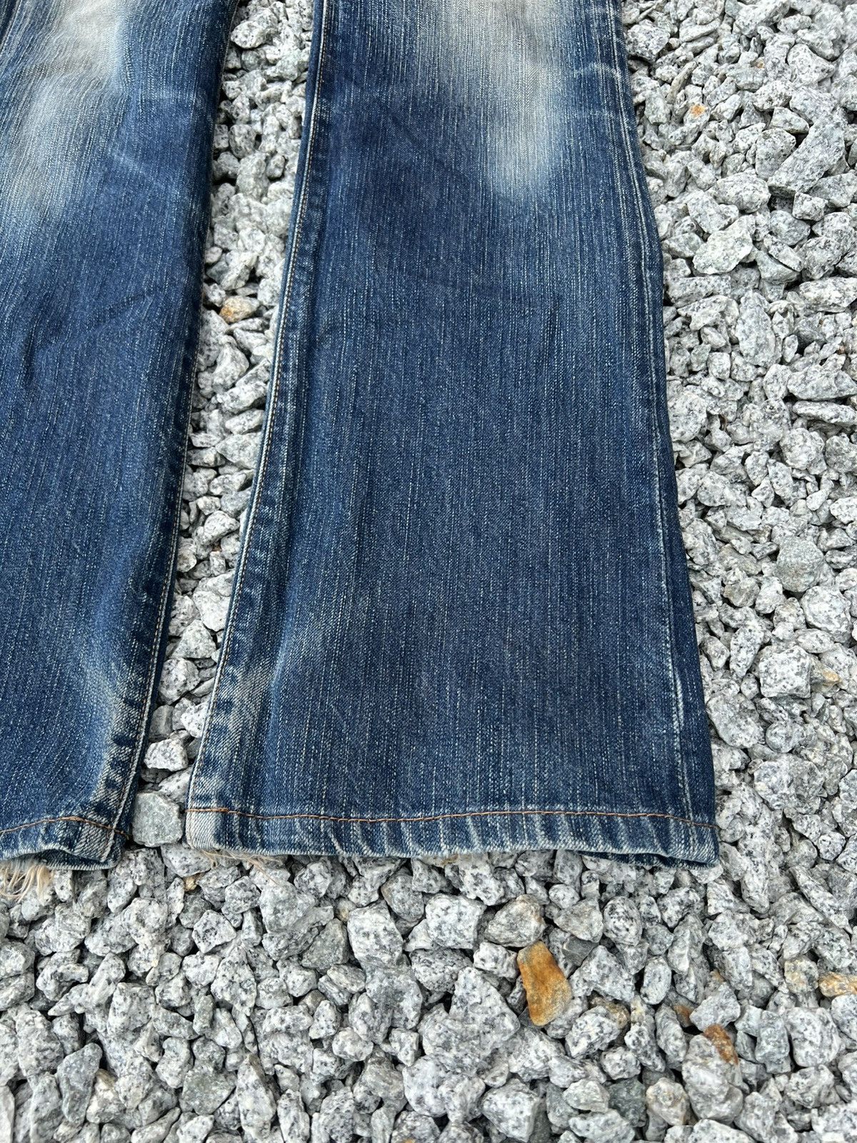 Japanese Brand Vintage Edwin 503 Rebel Bootcut Mud Wash Jean Size US 28 / EU 44 - 6 Thumbnail