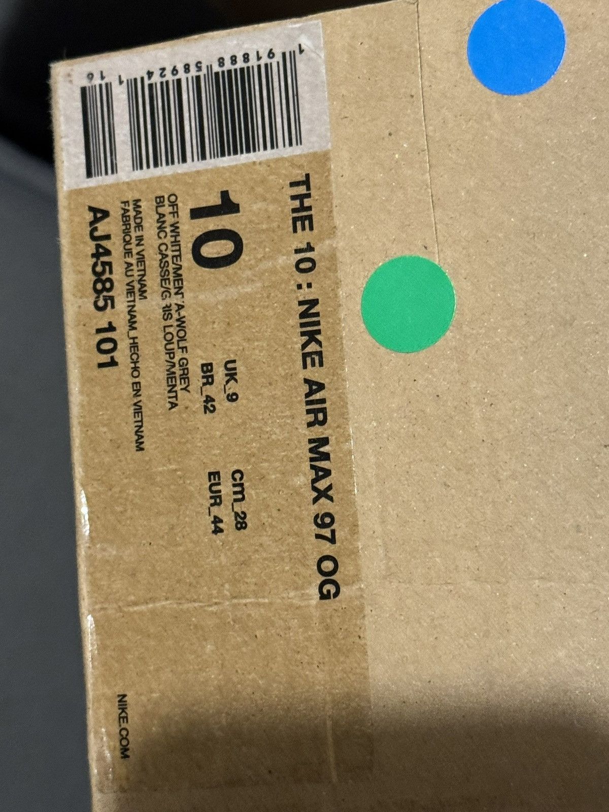 Nike × Off-White Nike X Off-white Air Max 97 Menta Size US 10 / EU 43 - 9 Thumbnail