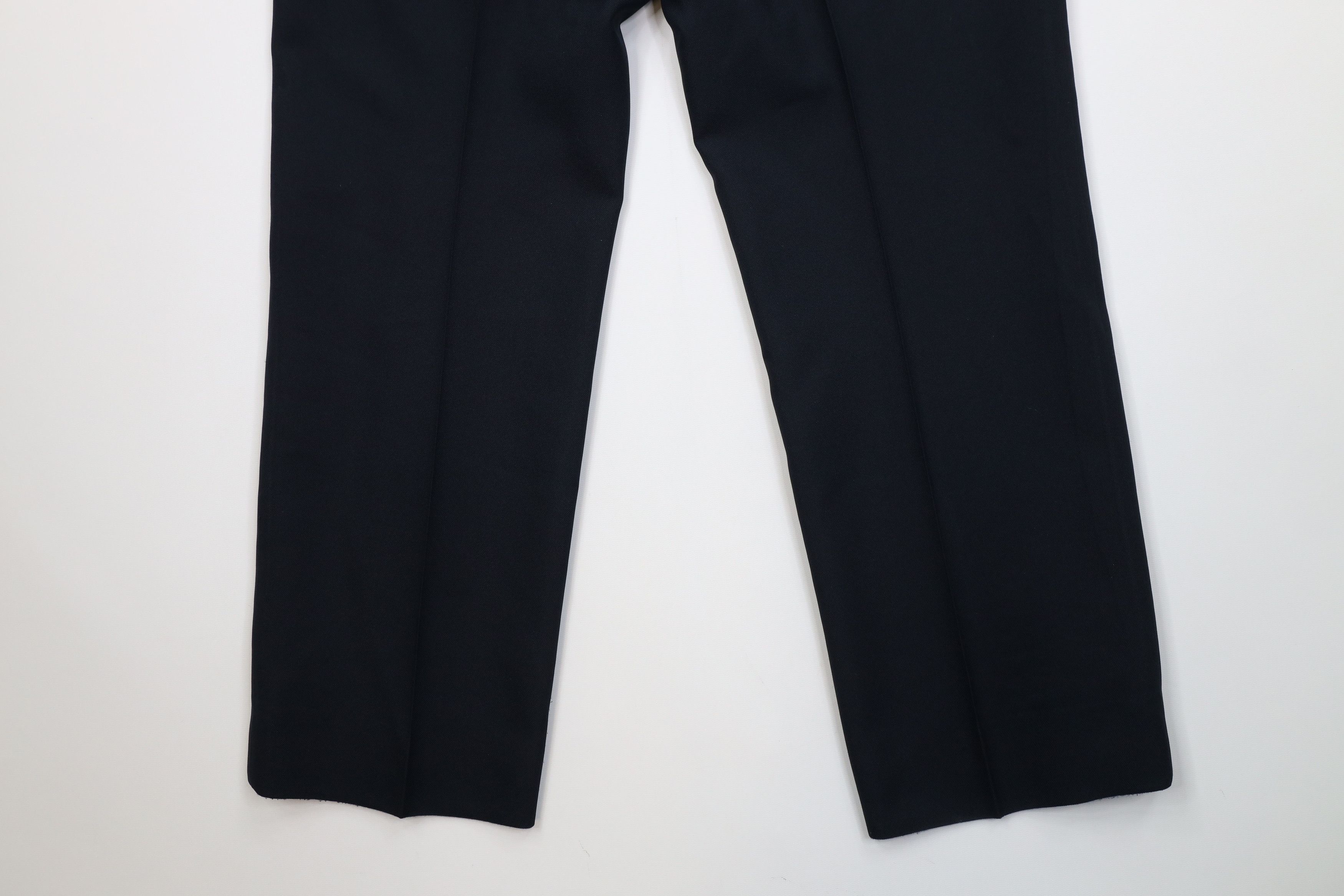 Vintage Vintage 70s Streetwear Wide Leg Chino Pants Navy Blue USA Size US 34 / EU 50 - 14 Thumbnail
