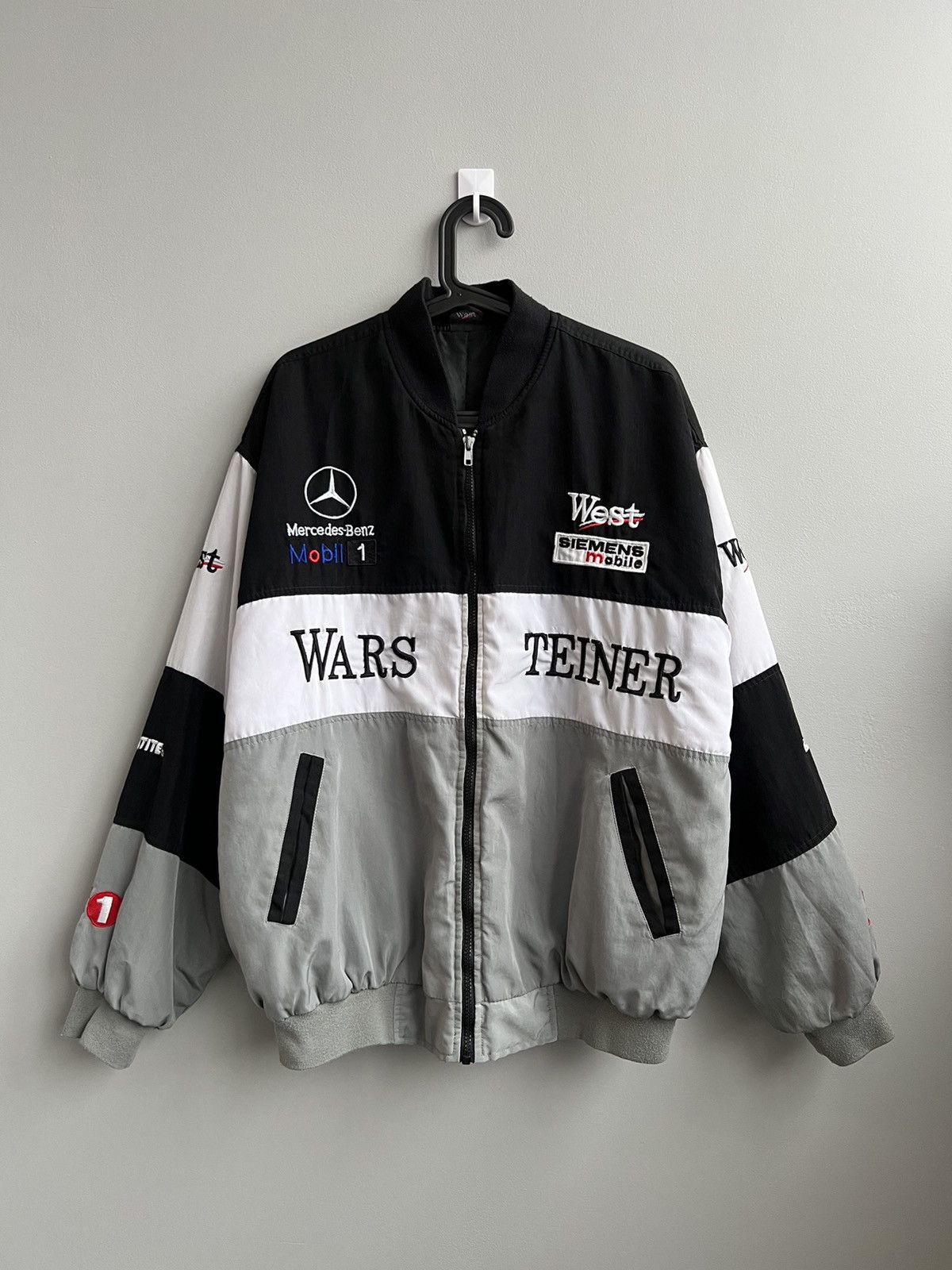 Vintage Mercedes Benz McLaren F1 Racing Promo Jacket 90s