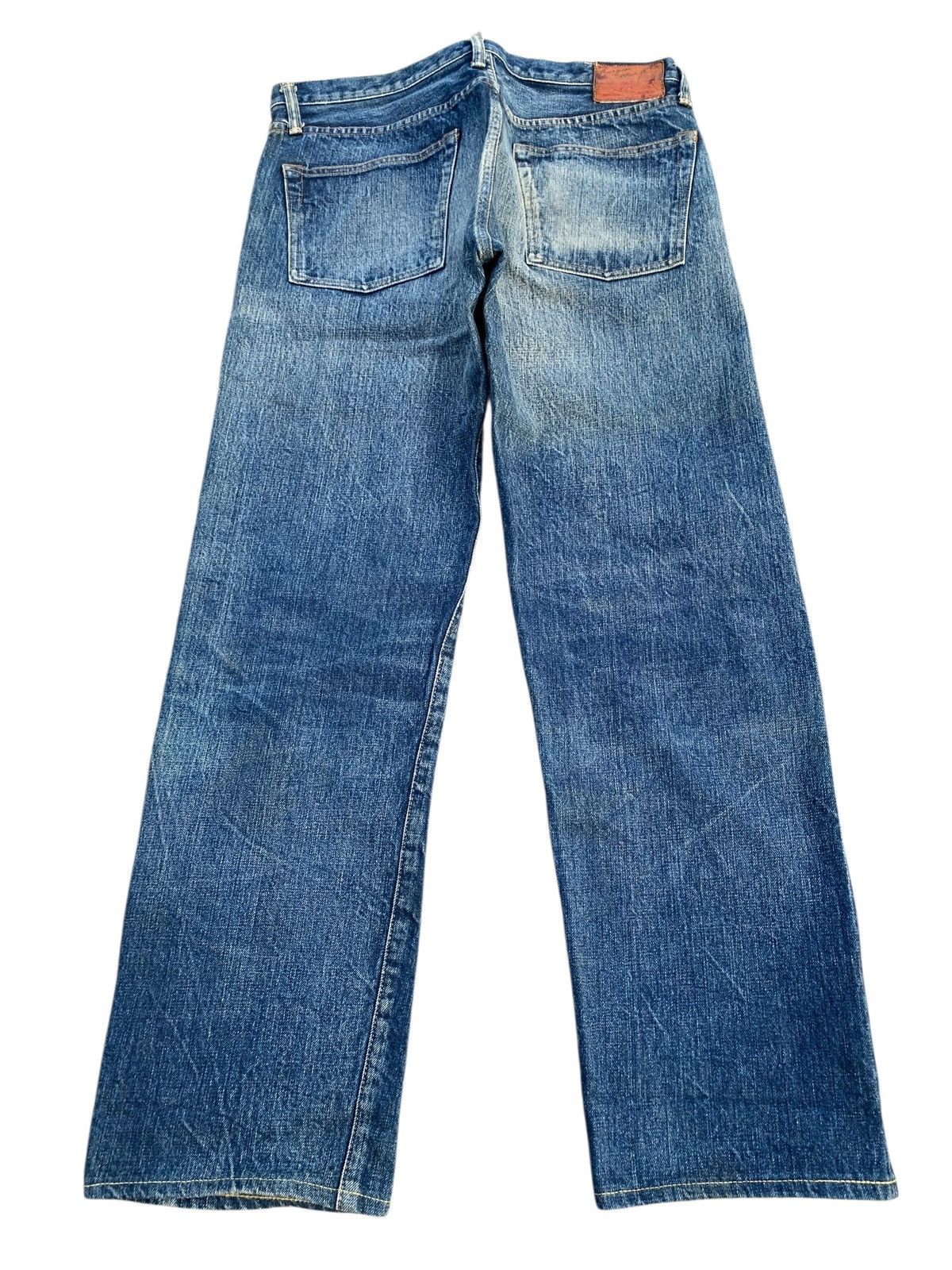Kapital VINTAGE BURGUS PLUS SELVEDGE BUTTON FLY JAPANESE RAW DENIM Size US 32 / EU 48 - 5 Thumbnail