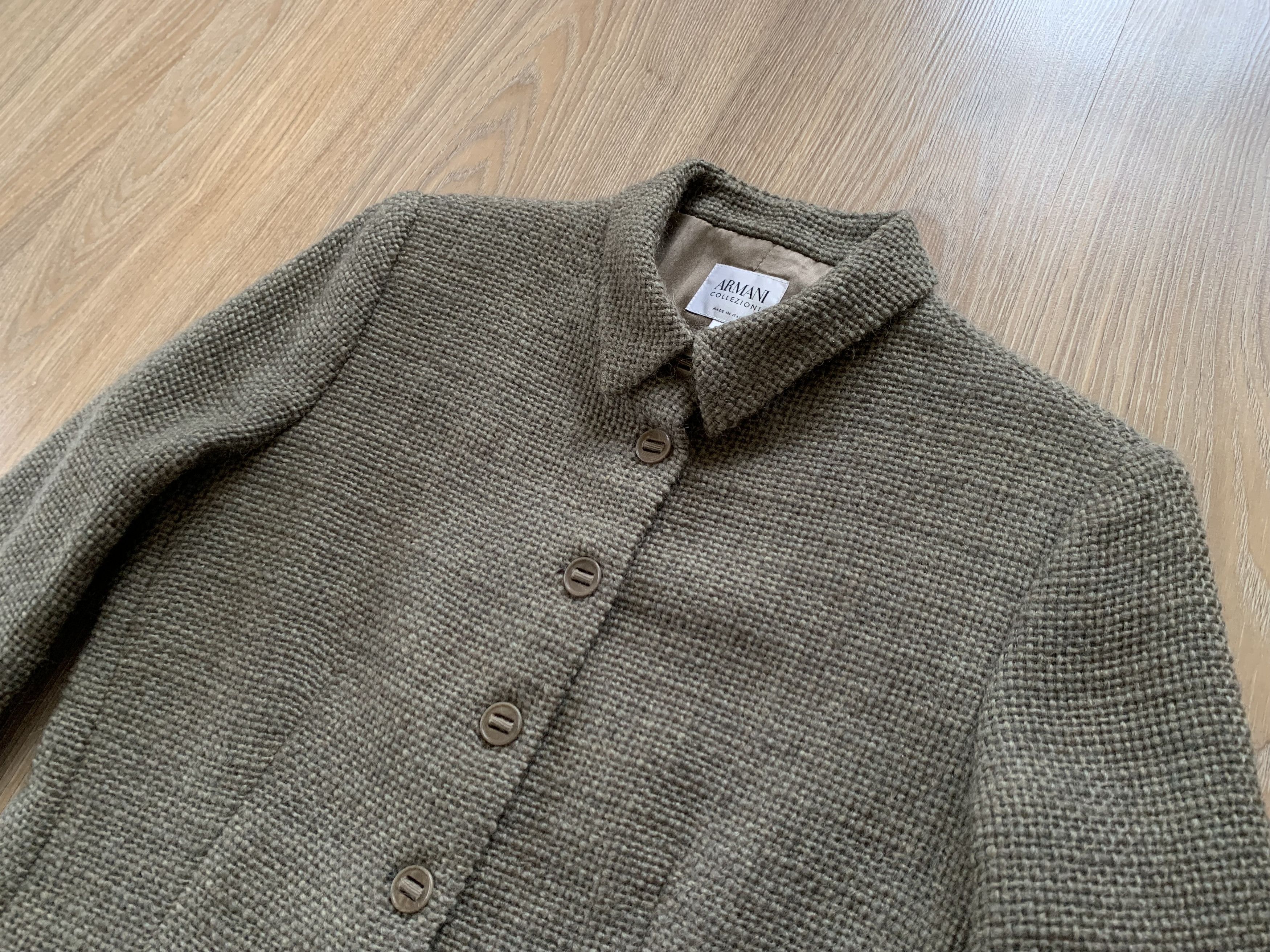 Giorgio Armani Armani Colezzioni Vintage Wool Cropped Jacket Size M / US 6-8 / IT 42-44 - 4 Thumbnail