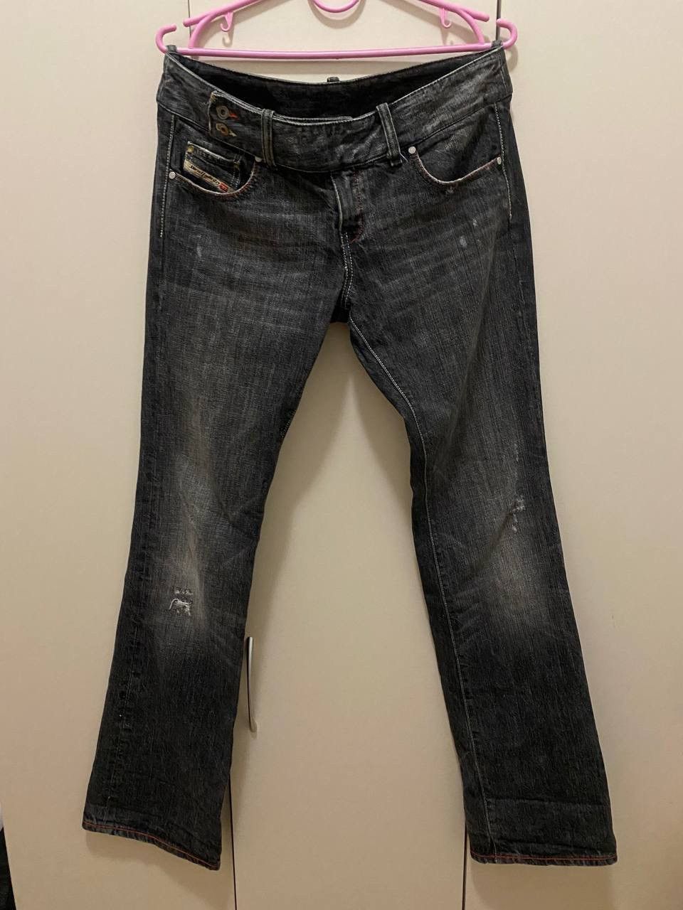 Diesel × Vintage Flare Jeans Diesel Distress Faded Boot Cut Y2k Mudmax Size US 30 / EU 46 - 1 Thumbnail
