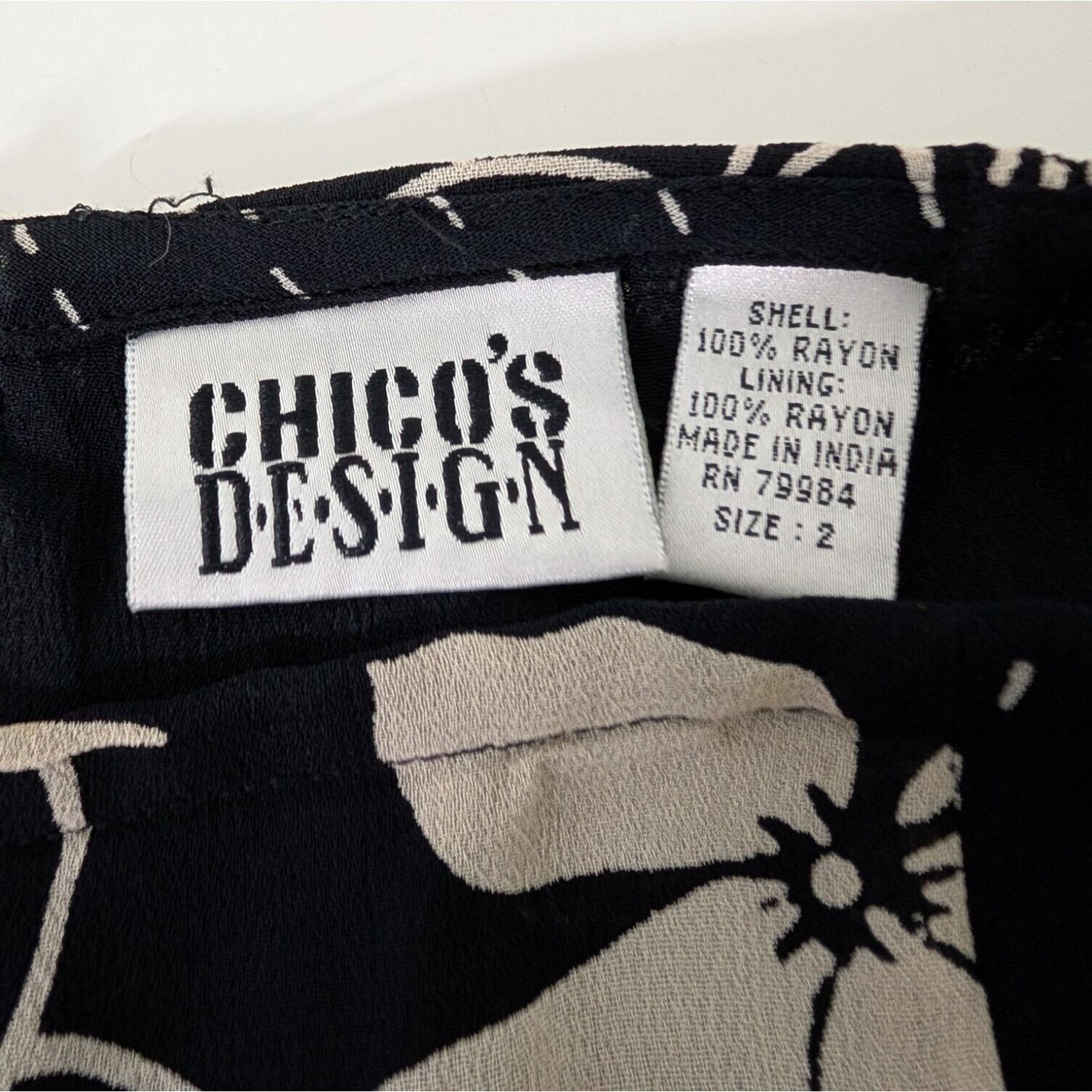 Designer Chicos Design 2 Floral Maxi Skirt Womens Size Medium Black Size 30" / US 8 / IT 44 - 5 Thumbnail