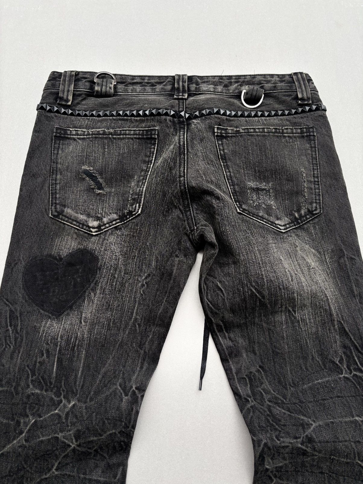 Japanese Brand BUZZSPUNKY lace up flare jeans Size US 28 / EU 44 - 8 Thumbnail