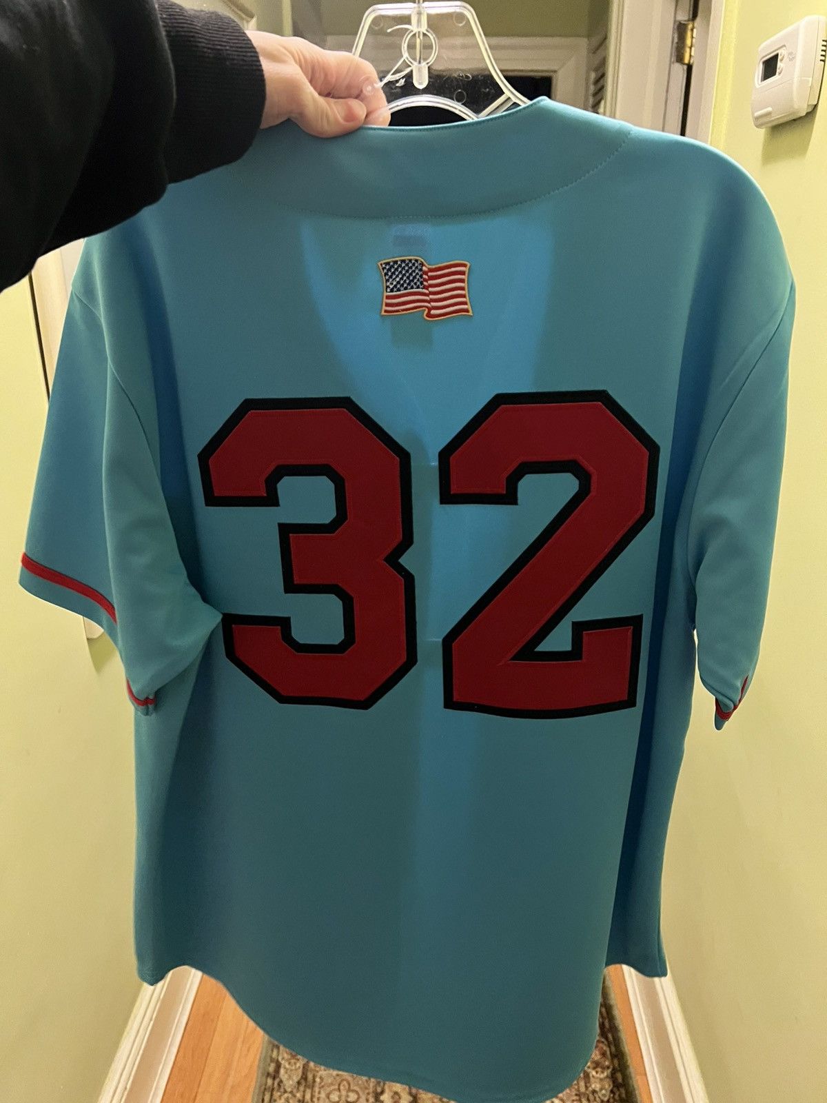 Supreme Supreme Swords Baseball Jersey (FW ‘25 - Blue) Size US S / EU 44-46 / 1 - 20 Thumbnail