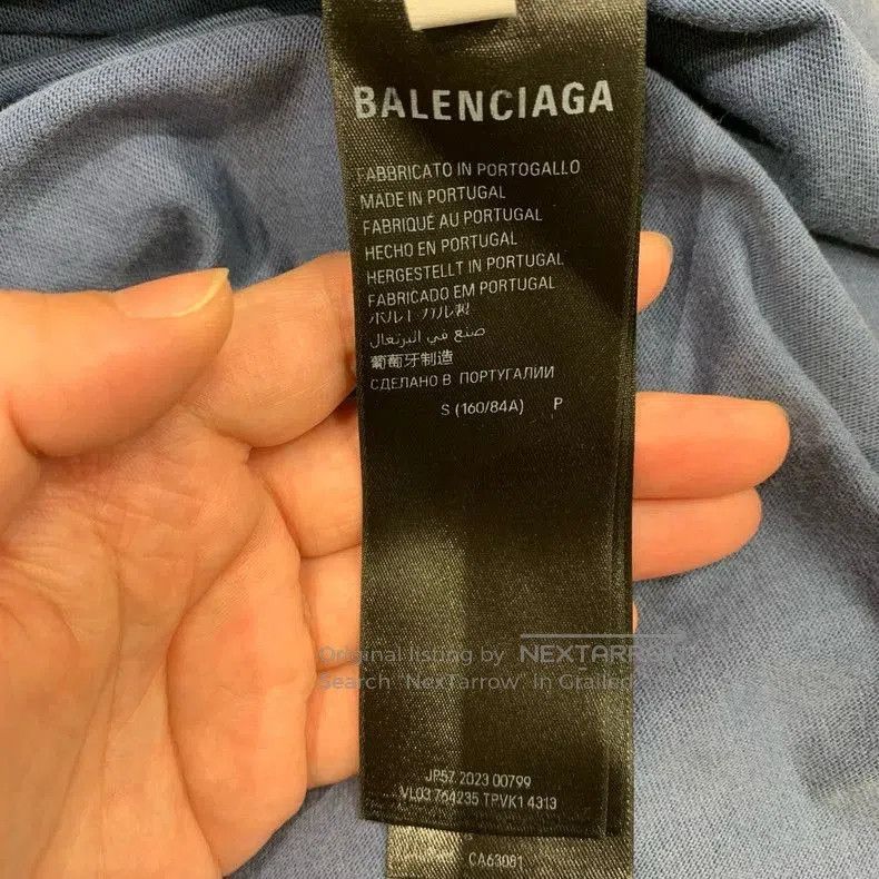 Balenciaga Balenciaga Blue Gradient Short Sleeve. Size US S / EU 44-46 / 1 - 4 Thumbnail