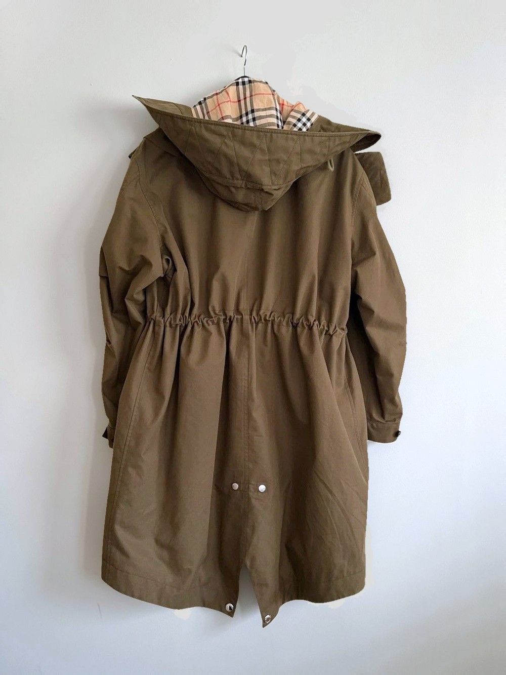 Burberry Burberry Check Lined Hooded Parka Size M / US 6-8 / IT 42-44 - 2 Thumbnail