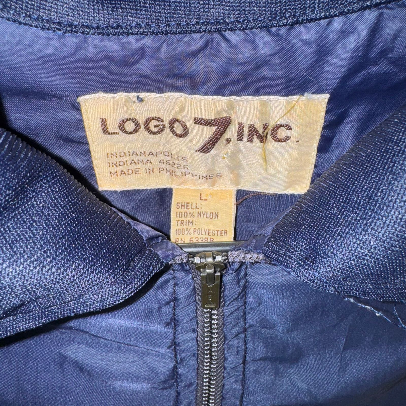 Logo 7 Vintage Y2K Super Bowl XXII San Diego 1980s nfl windbreaker Size US L / EU 52-54 / 3 - 3 Thumbnail