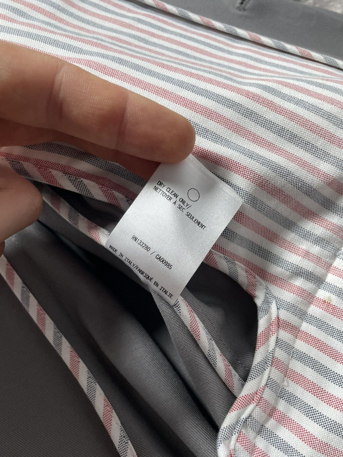 Thom Browne Thom Browne Grey Unconstructed Classic Blazer Size 48R - 14 Thumbnail