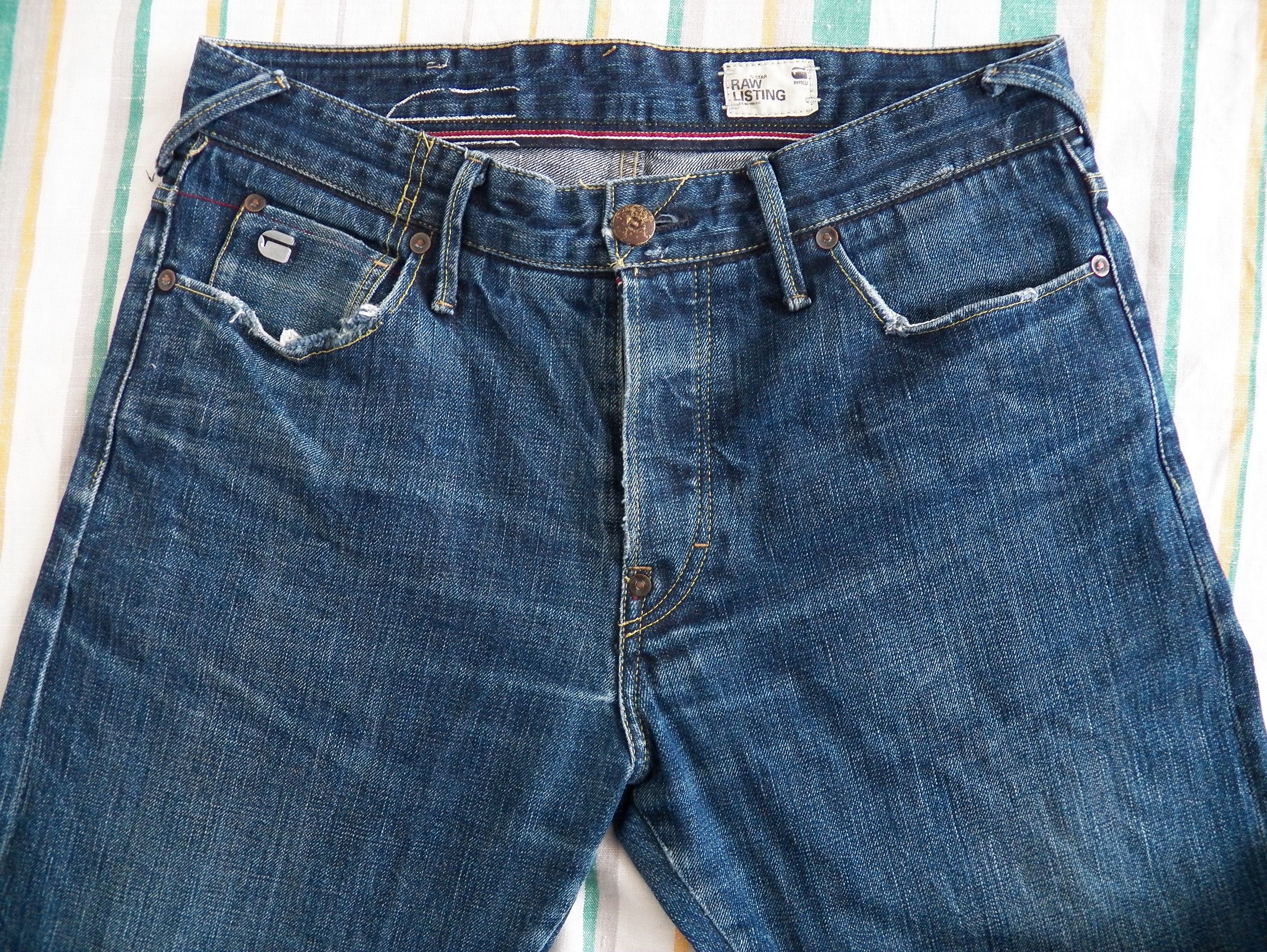 G-Star G-Star RAW Lumber Original Raw Listing Jeans W32 L28 Selvage Size US 32 / EU 48 - 3 Thumbnail