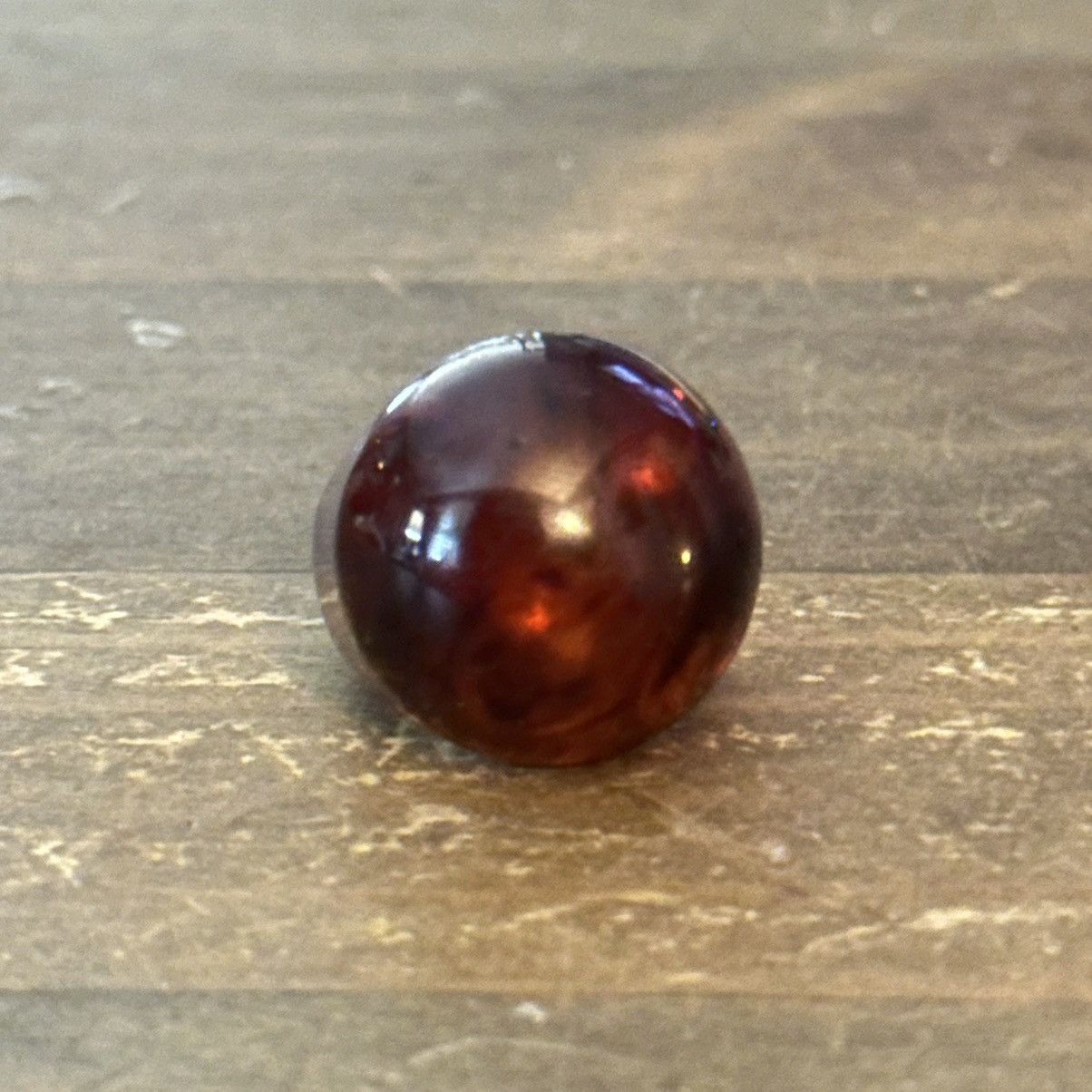 Vintage Vintage Amber lucite dome ring Size ONE SIZE - 8 Thumbnail