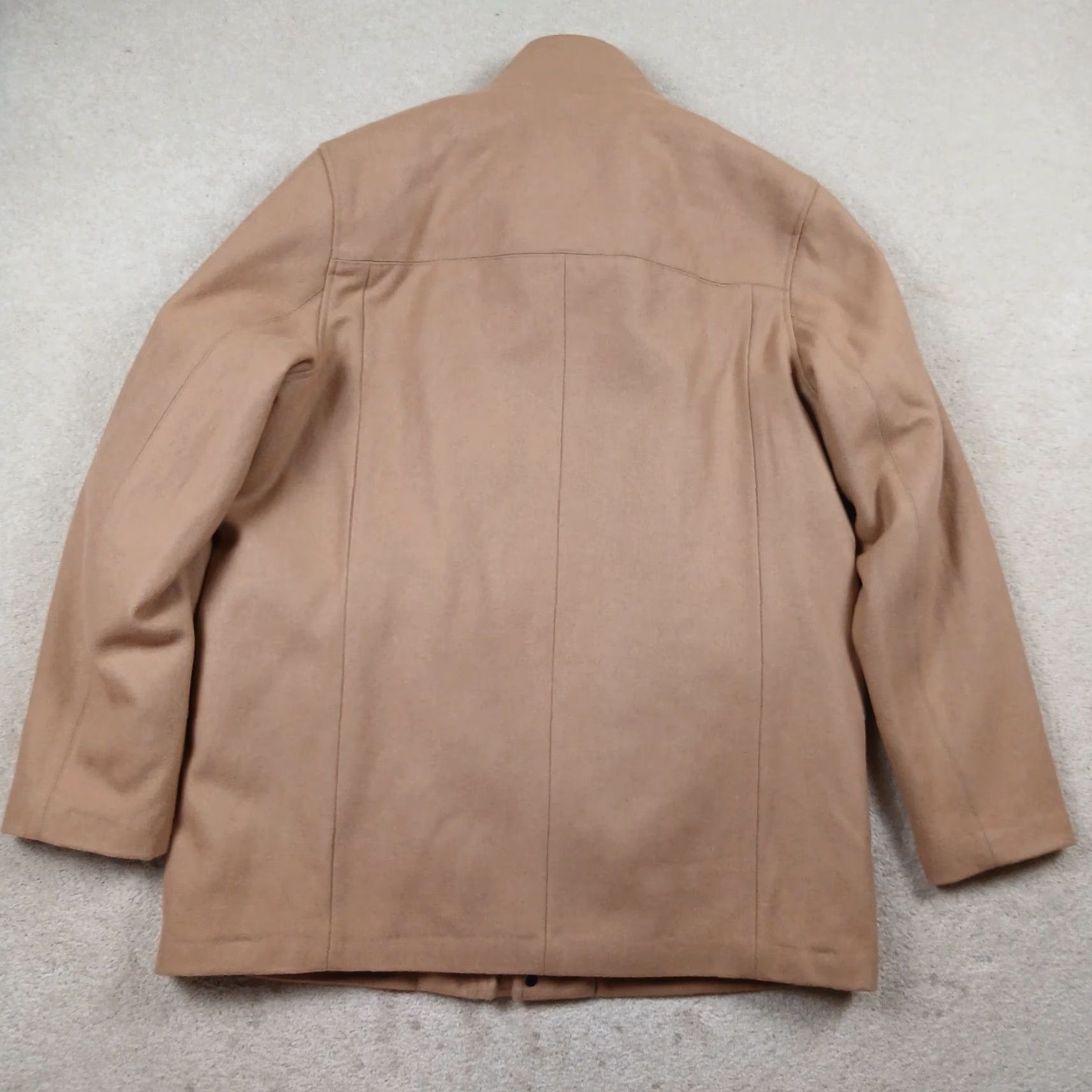 Roundtree & Yorke Roundtree and Yorke Jacket Mens Large Beige Brown Luxurious Wool Blend Size US L / EU 52-54 / 3 - 2 Thumbnail