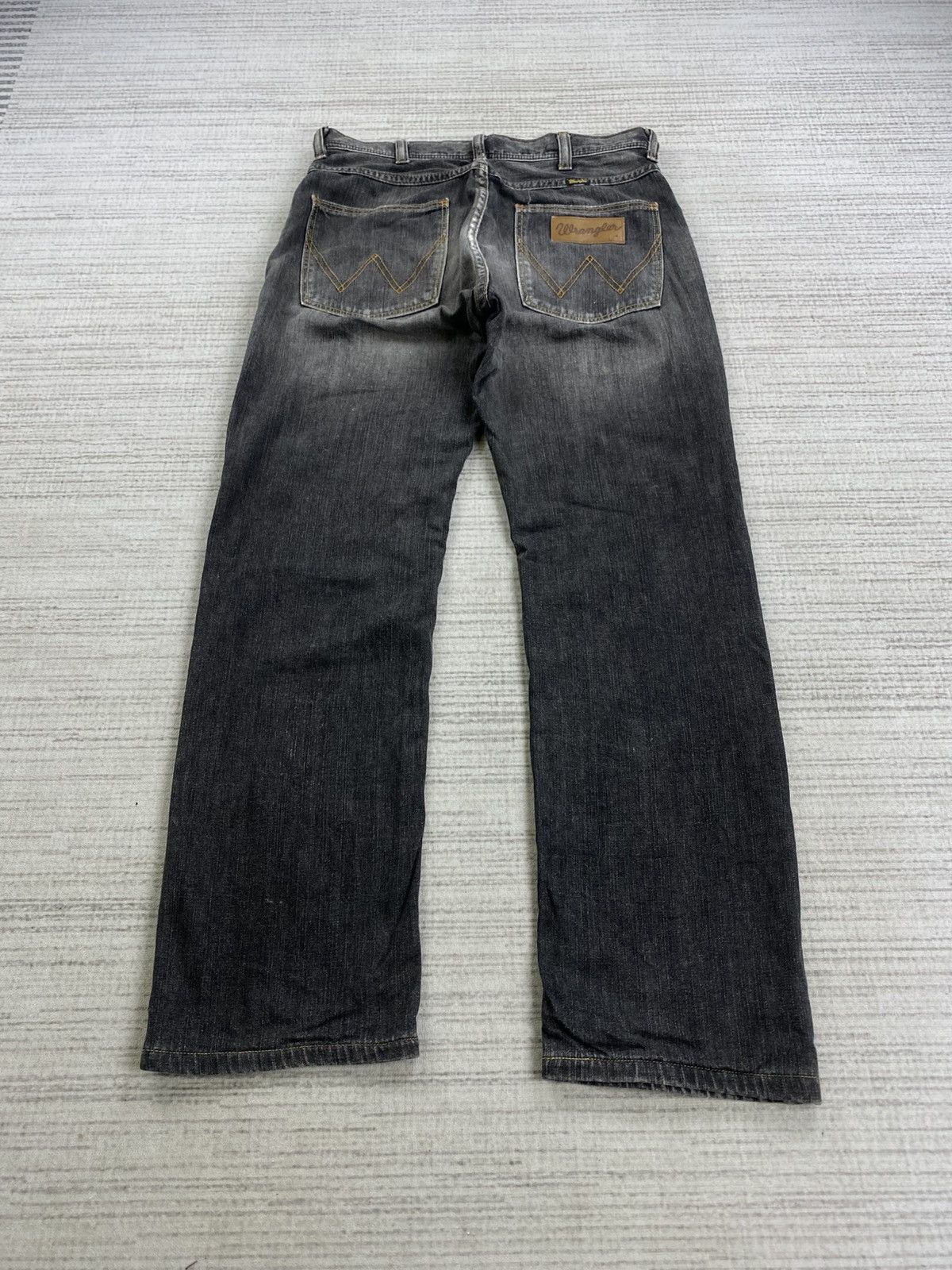 Japanese Brand × Vintage × Wrangler Vintage Wrangler Acid Grey Denim Jeans Size US 31 - 2 Thumbnail