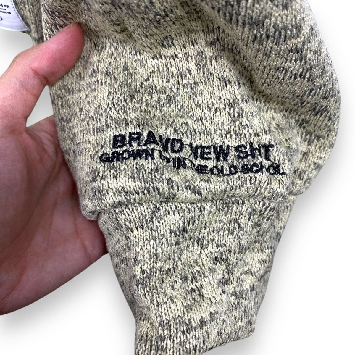 Vintage SATELLITE B.W.D.M Japan Streetwear Heather Knit Pullover Size US XXL / EU 58 / 5 - 3 Thumbnail