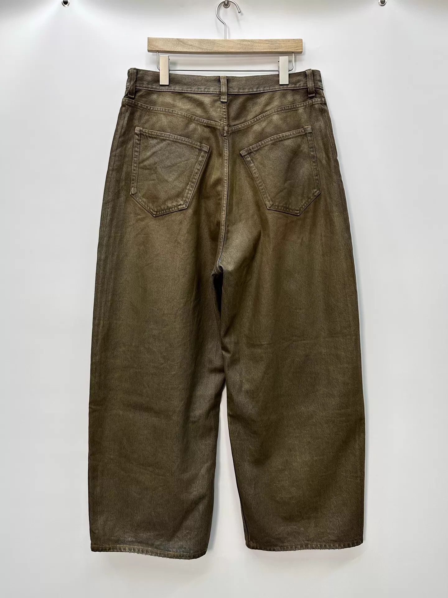 Acne Studios Acne Studios Mud-Dyed Brush-Dyed Distressed Baggy Jeans Size US 32 / EU 48 - 2 Thumbnail